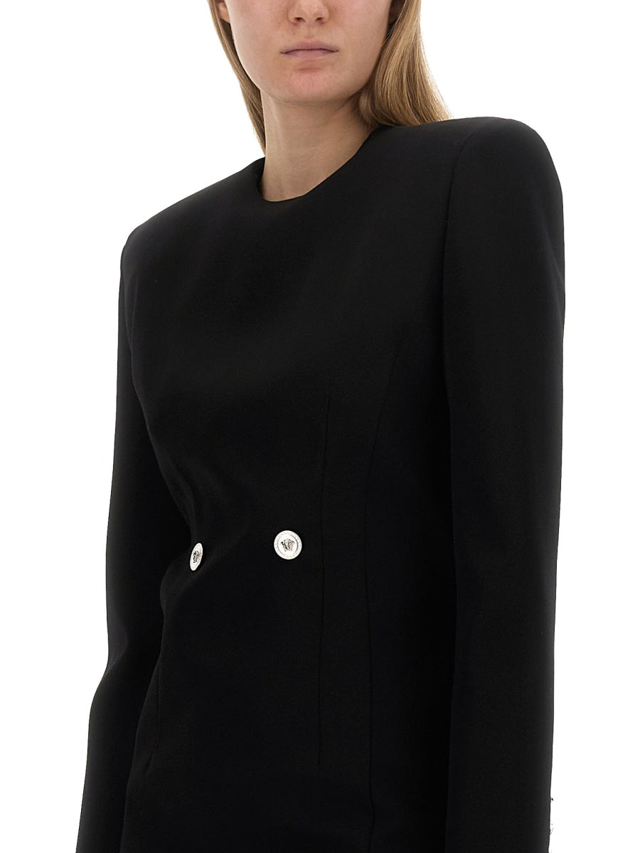 VERSACE Mini Grain of Poudre Dress - Size 42