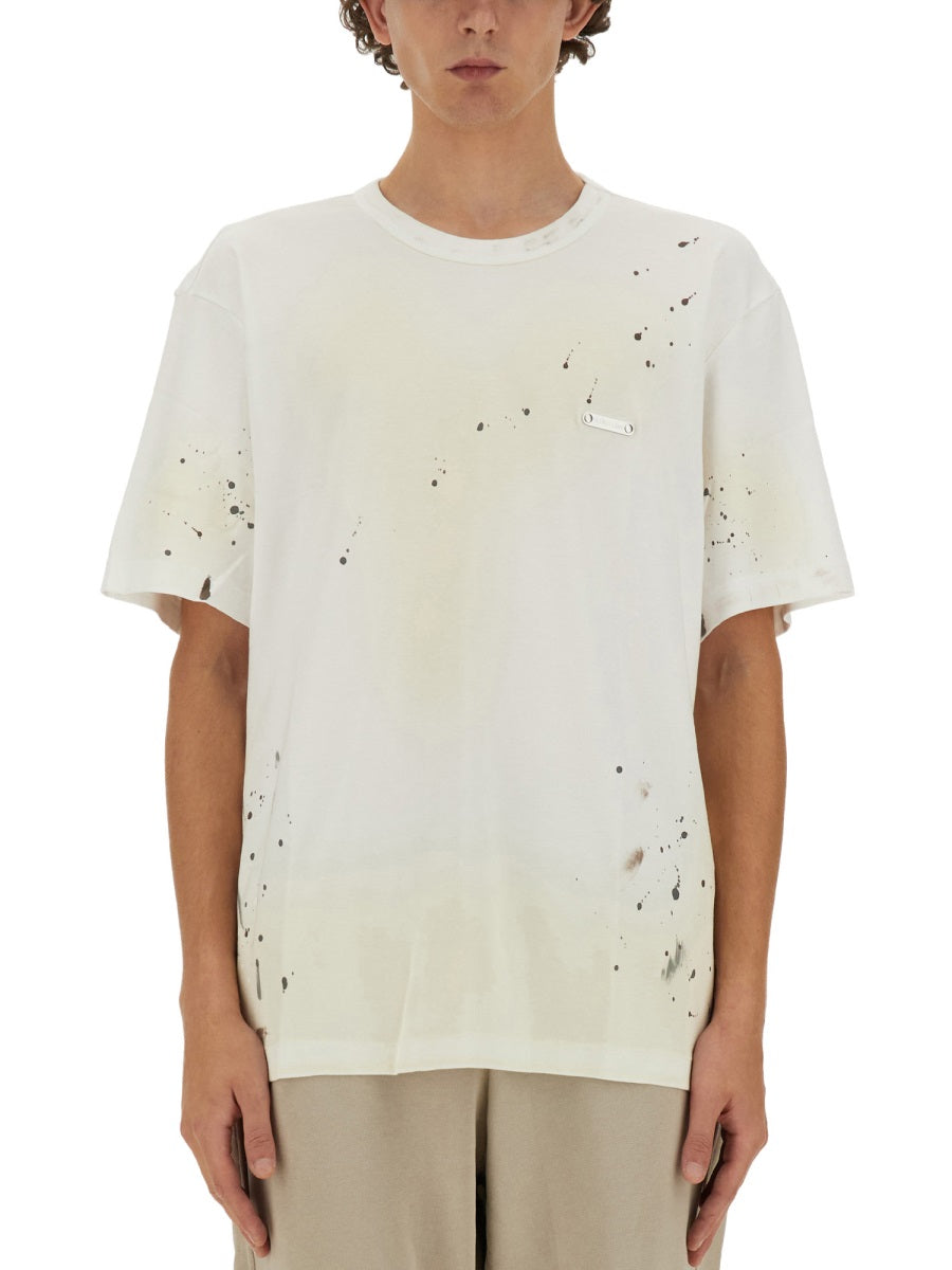 HELMUT LANG Classic Printed T-Shirt - Size L