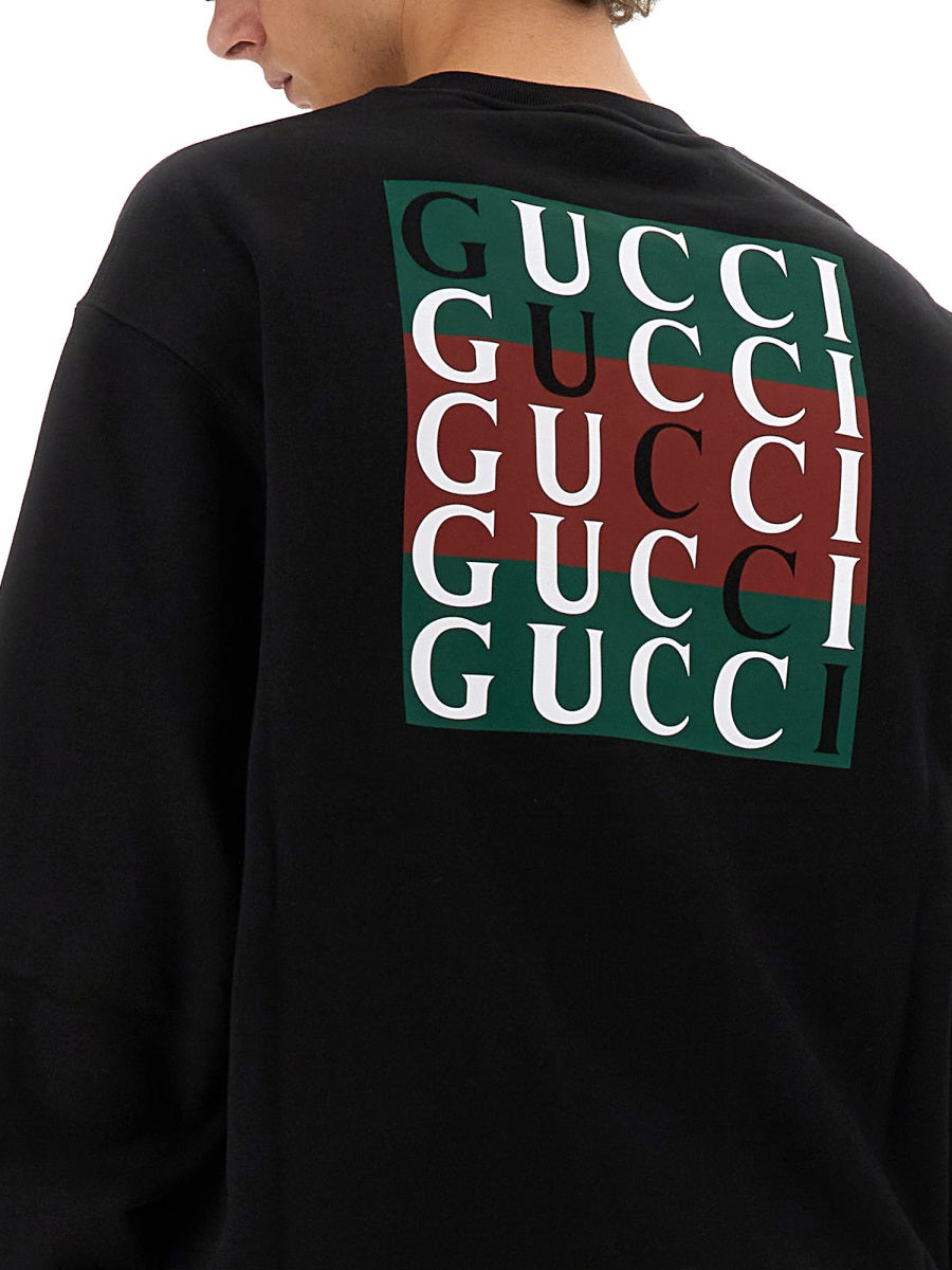 GUCCI Men's Cotton Sweatshirt - Size L
