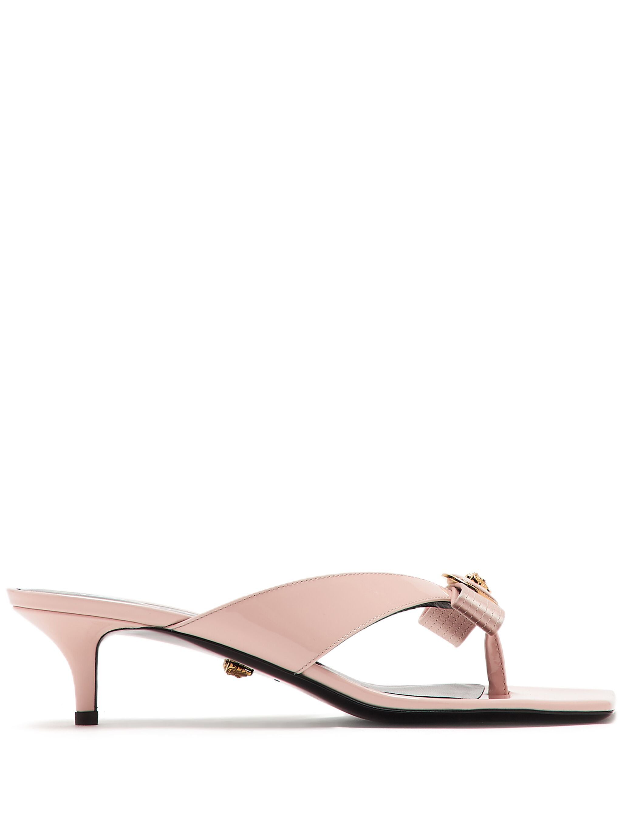 VERSACE Ribbon Sabot Sandals 45 MM