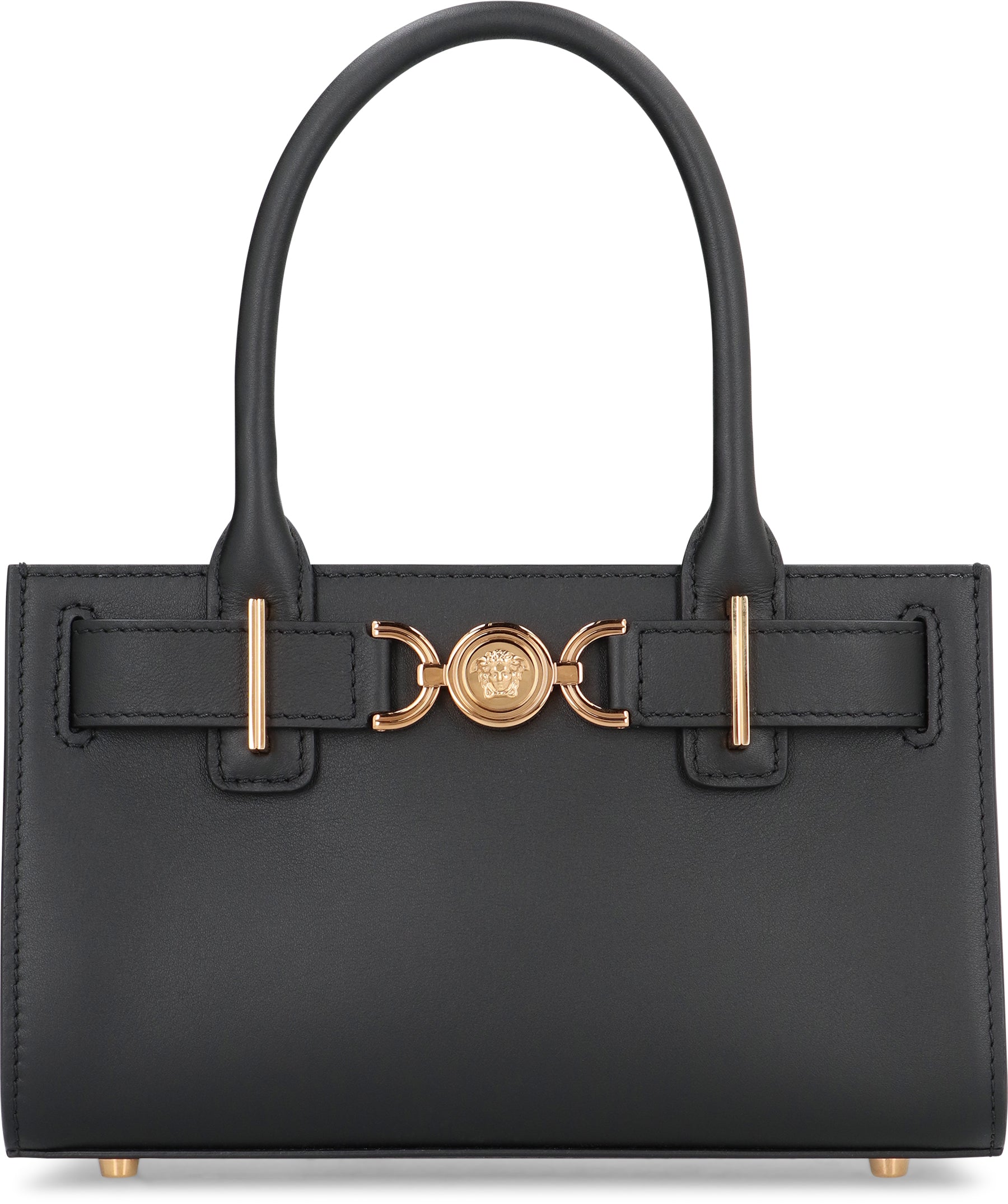 VERSACE Medusa '95 Leather Mini Tote Handbag