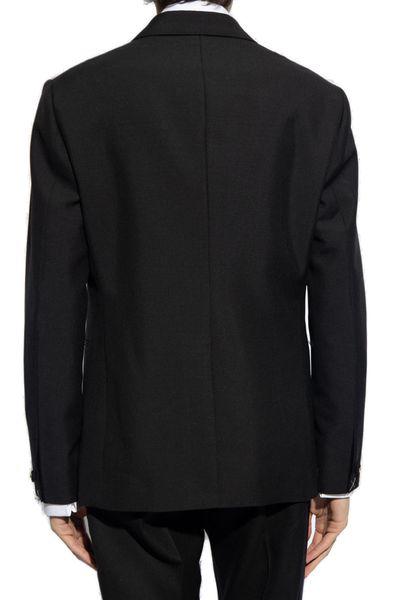 VERSACE Men's Wool Blend Blazer with Modern Tailoring
