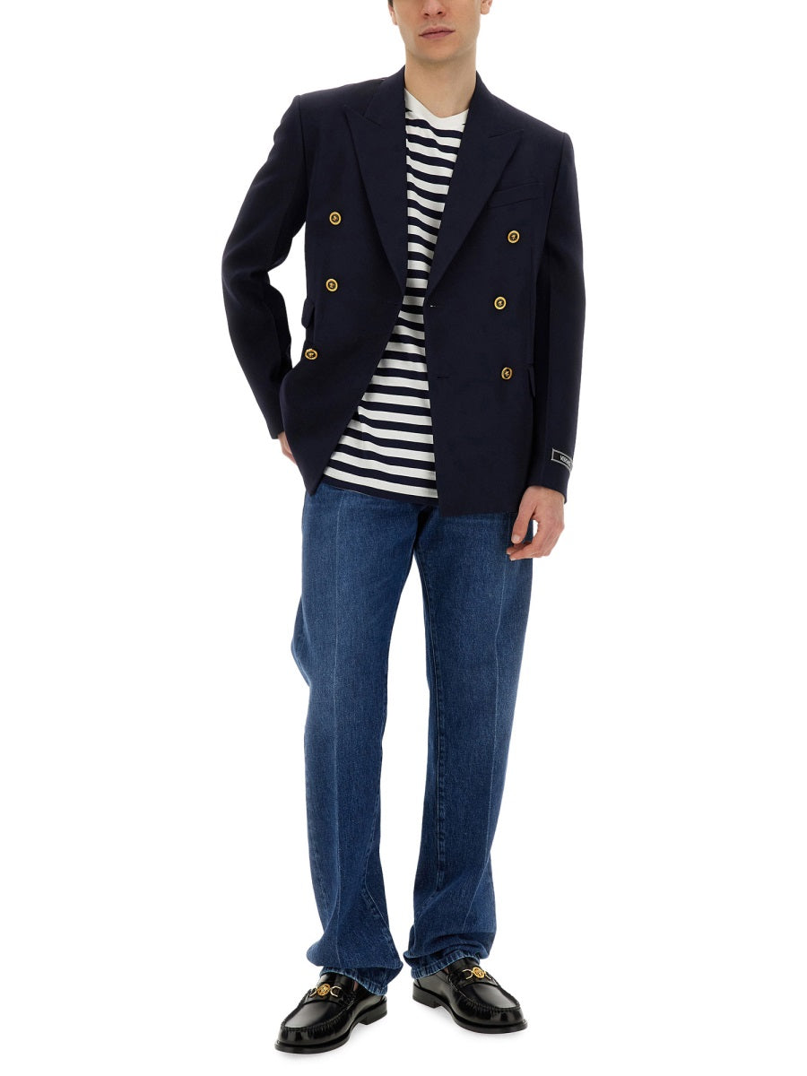 VERSACE Double-Breasted Jacket Size 48