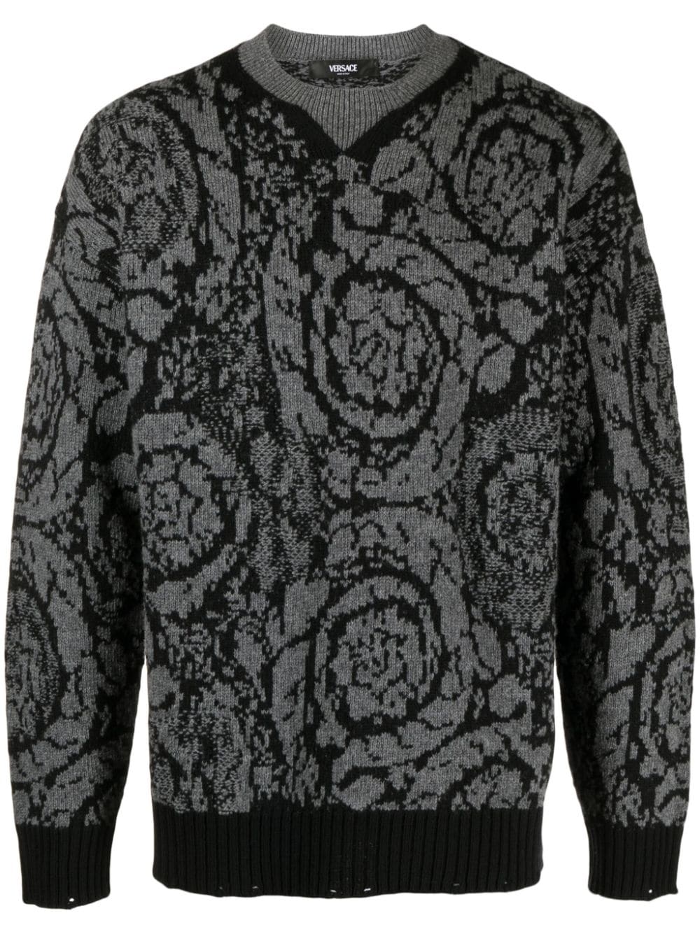 VERSACE Baroque Silk Sweater for Men