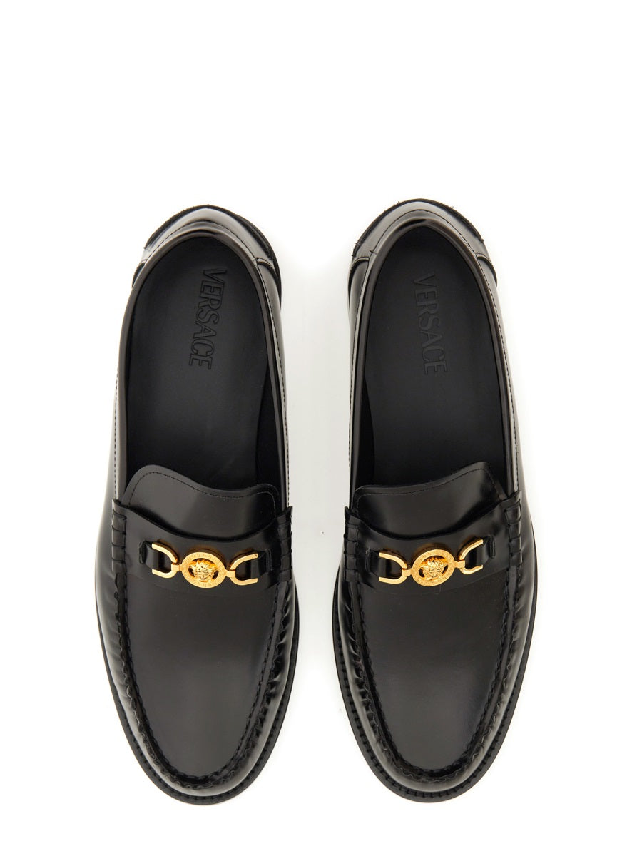 VERSACE Luxury Moccasin with Medusa Design - Sizes Available