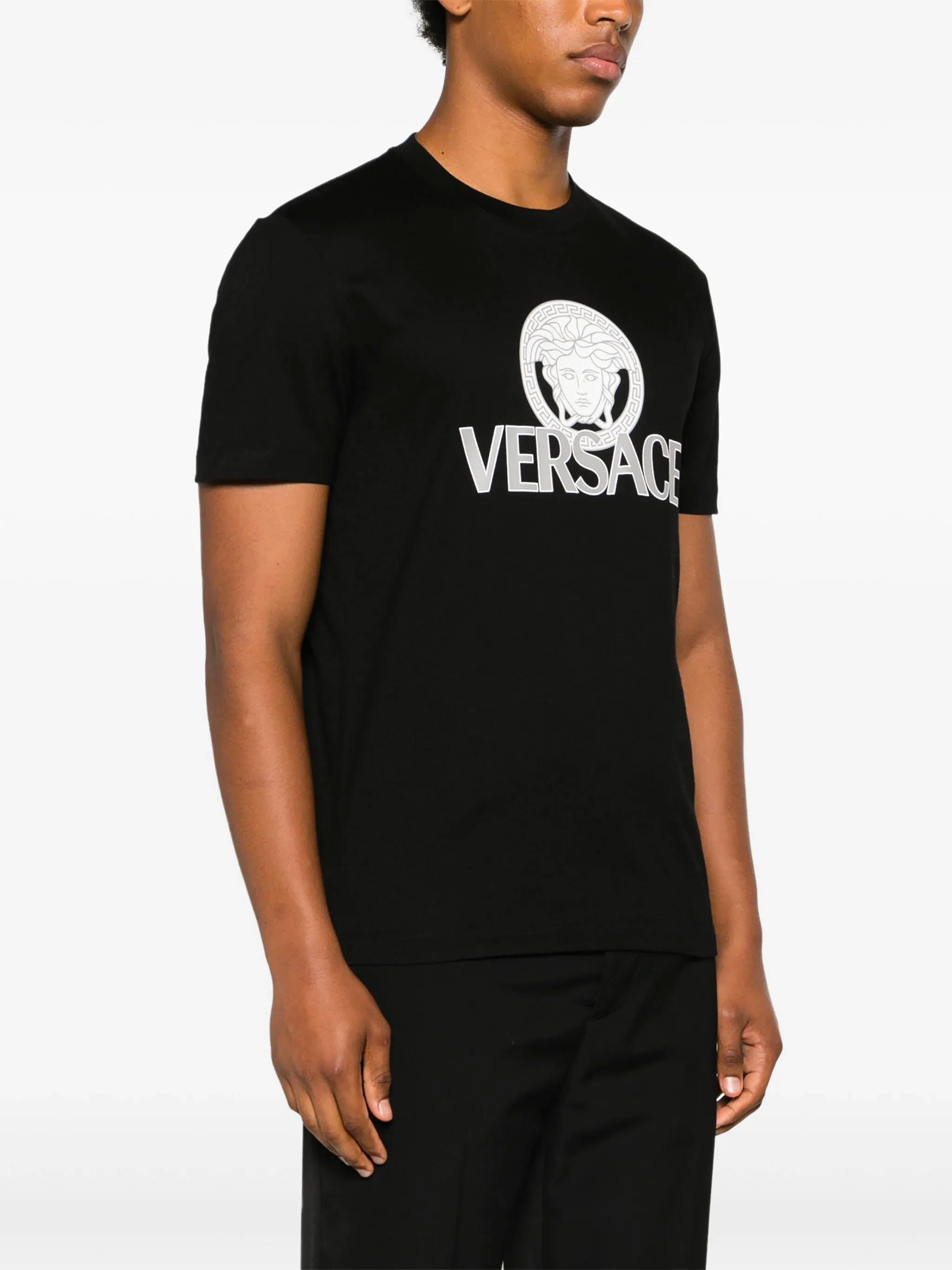 VERSACE Medusa Logo T-Shirt - Size M