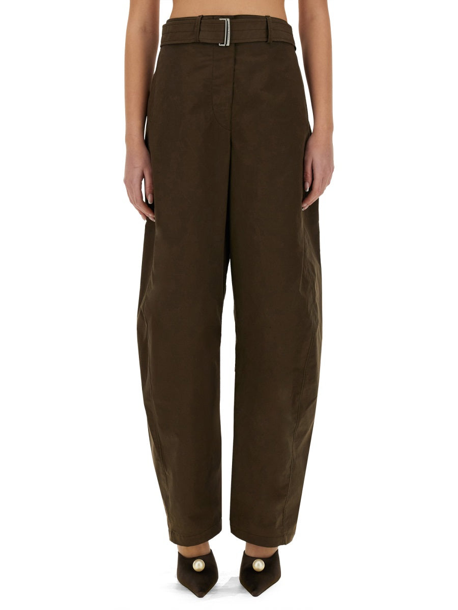 MAGDA BUTRYM Wide Leg Pants with Belt - Size 36