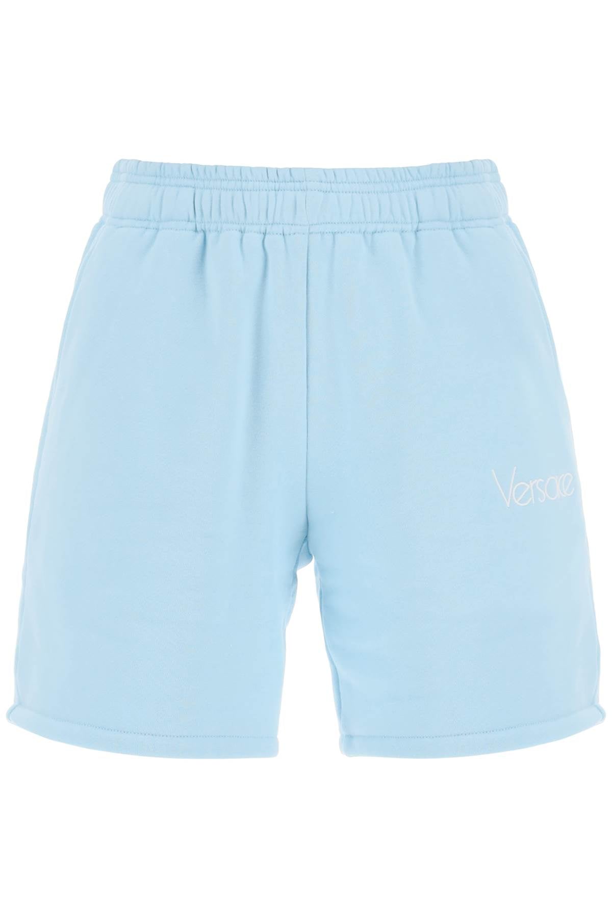 VERSACE Cotton Mini Shorts for Women - SS24 Collection