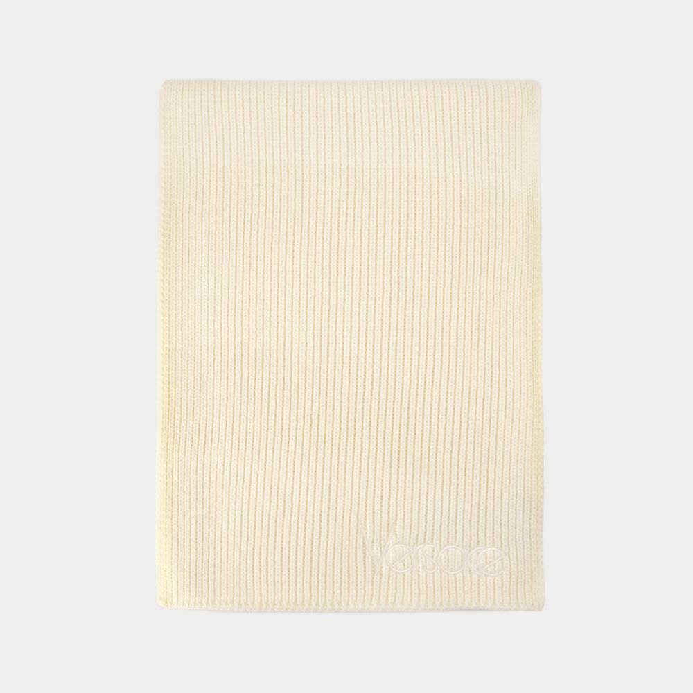 VERSACE Embroidered 1978 Re-Edition Logo Scarf