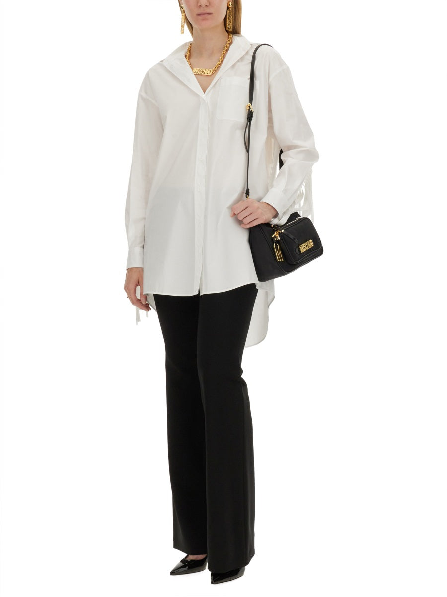 MOSCHINO Women's Poplin Shirt - Size 40 IT