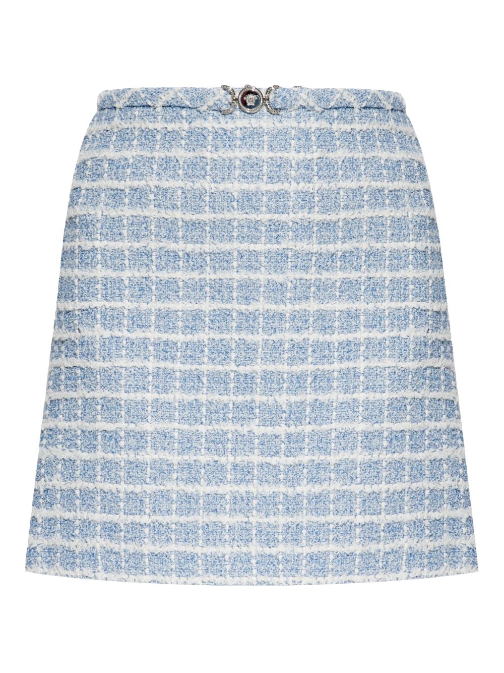 VERSACE Chic Tweed Mini Skirt
