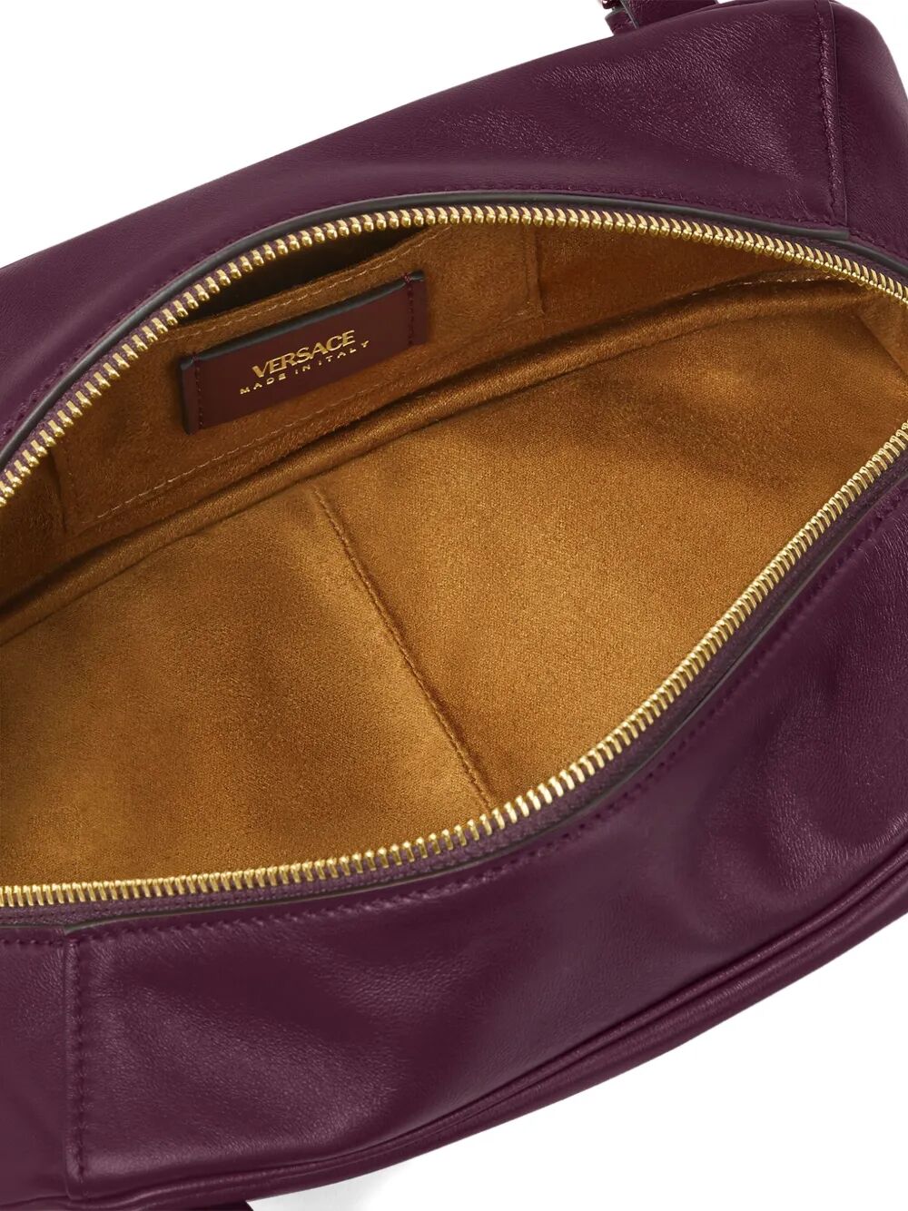 VERSACE Lamb Leather Crossbody Bag