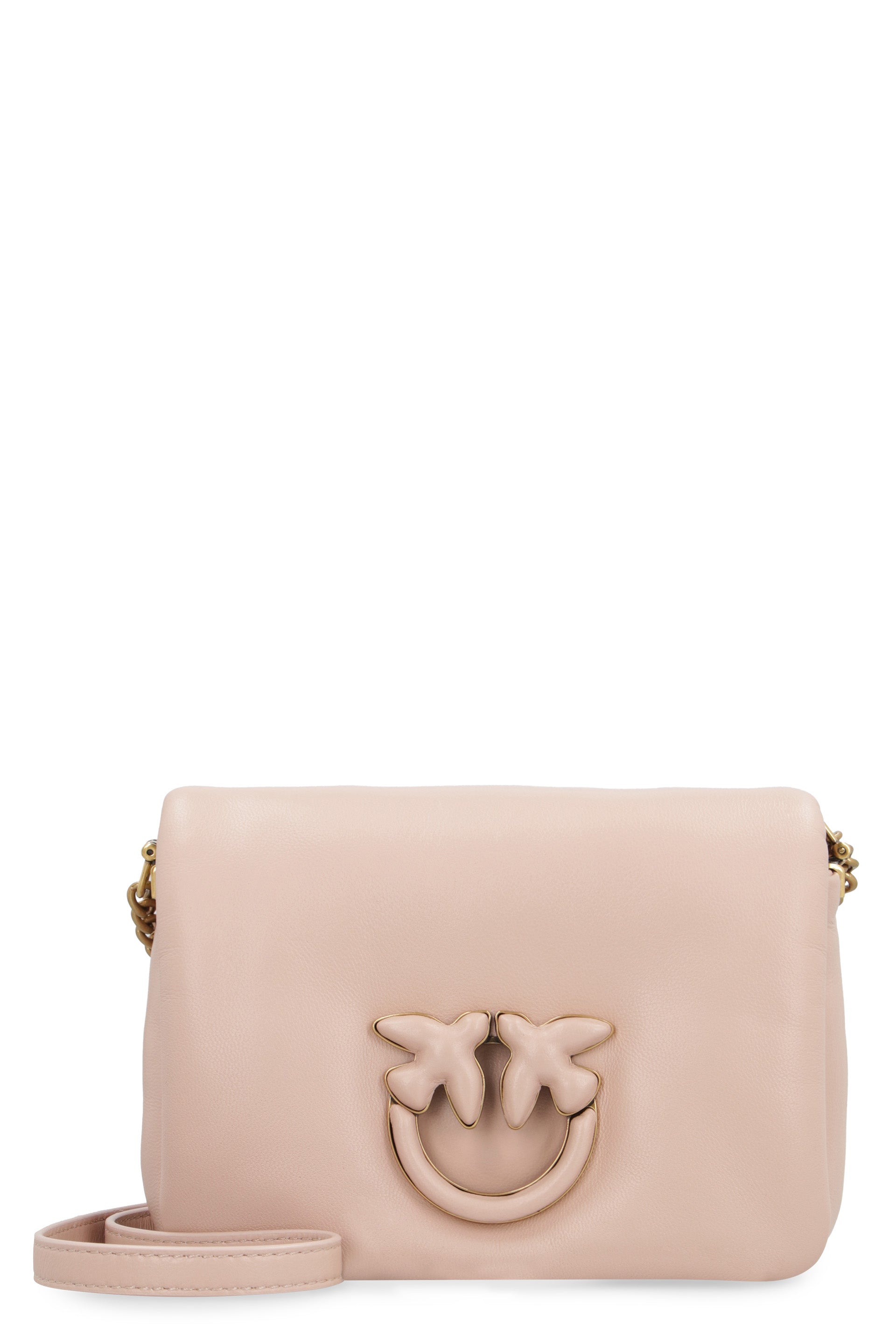 PINKO Mini Love Click Baby Puff Leather Handbag