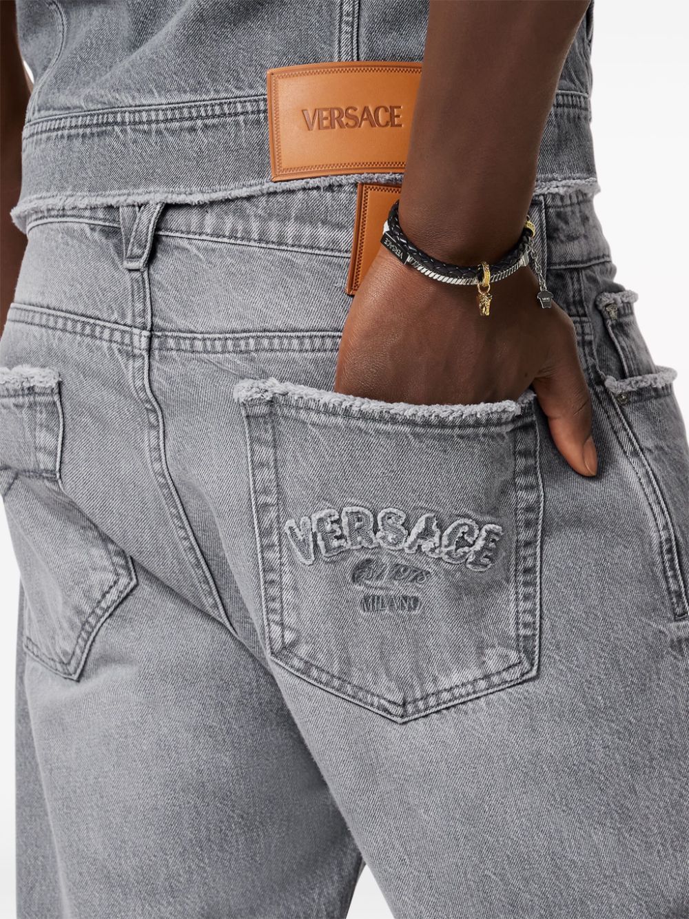 VERSACE Men's Denim Pants for FW24