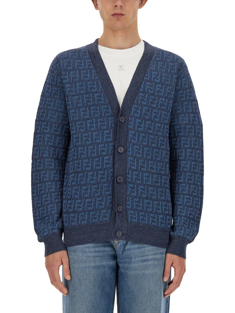 FENDI Men's FF Cardigan Size 48