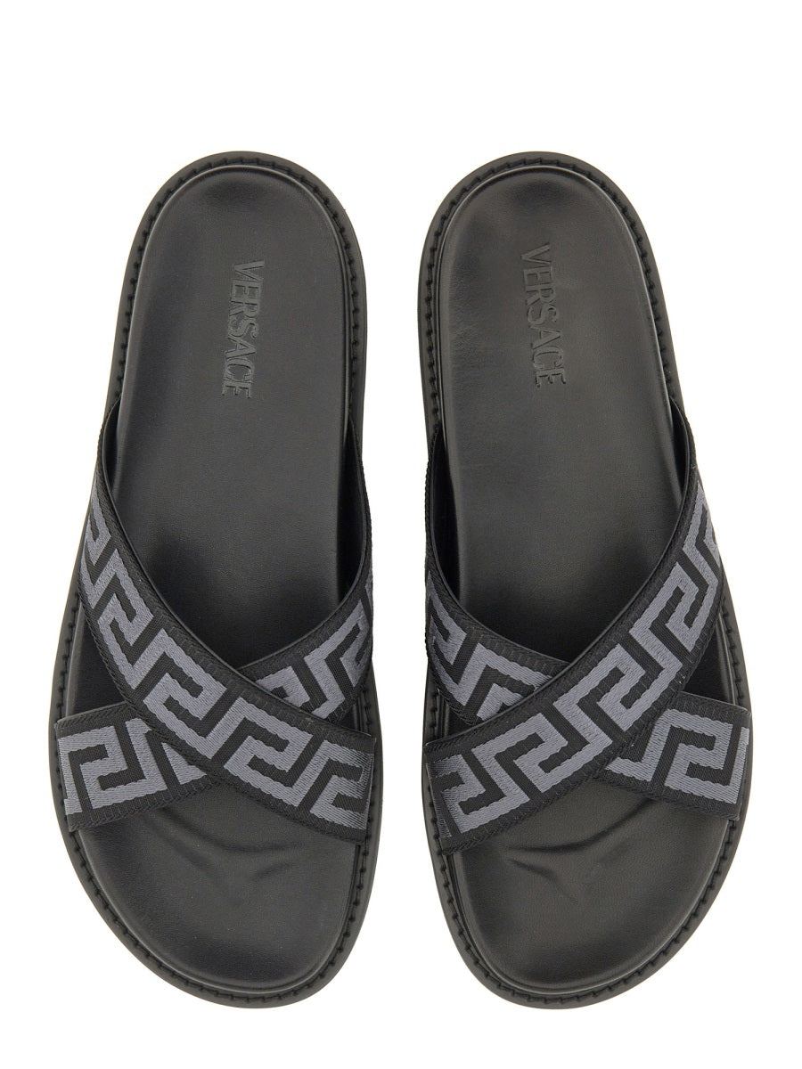 VERSACE Logo Sandal for Men