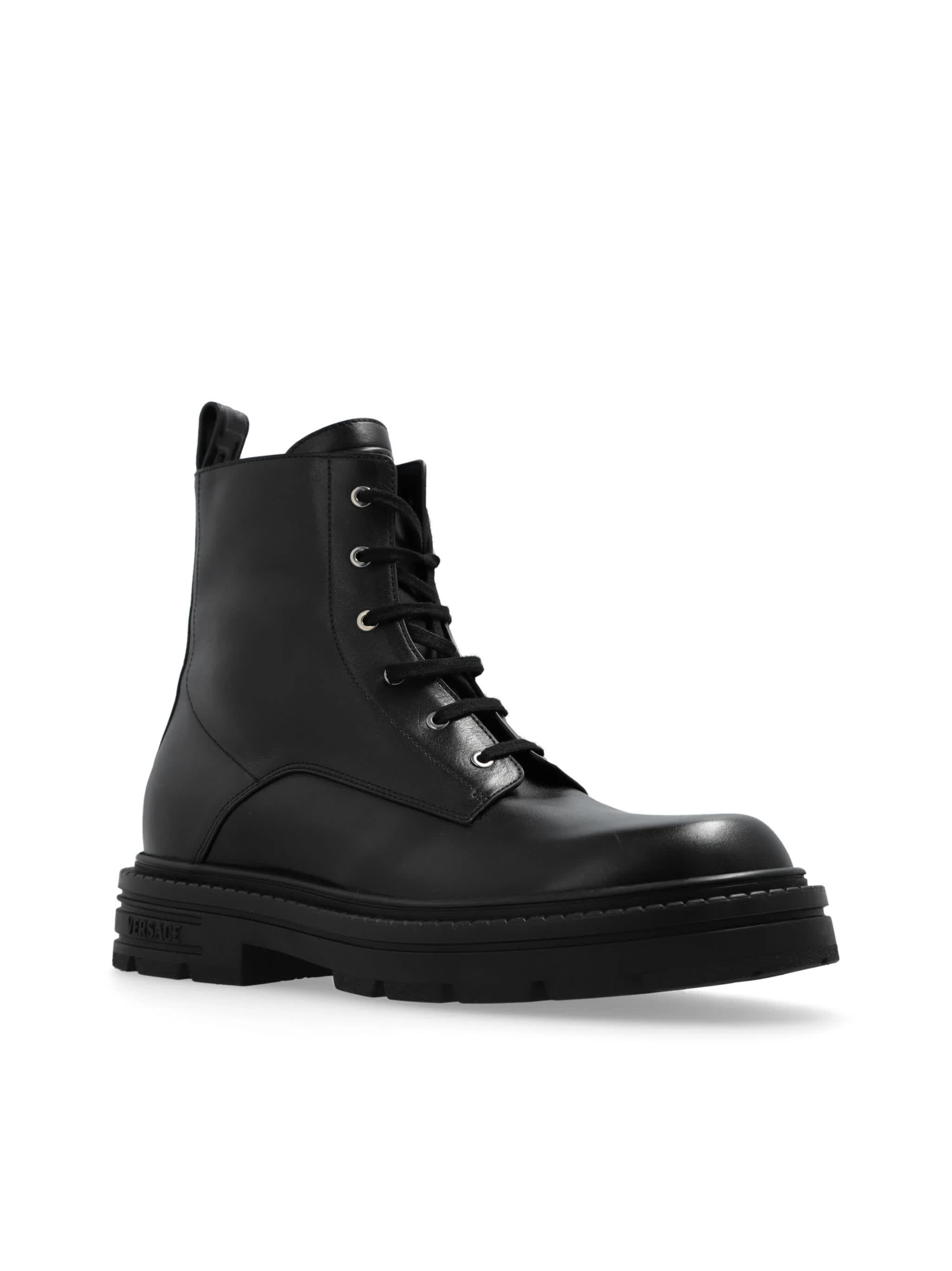 VERSACE Silk Footwear for Men - FW24 Collection