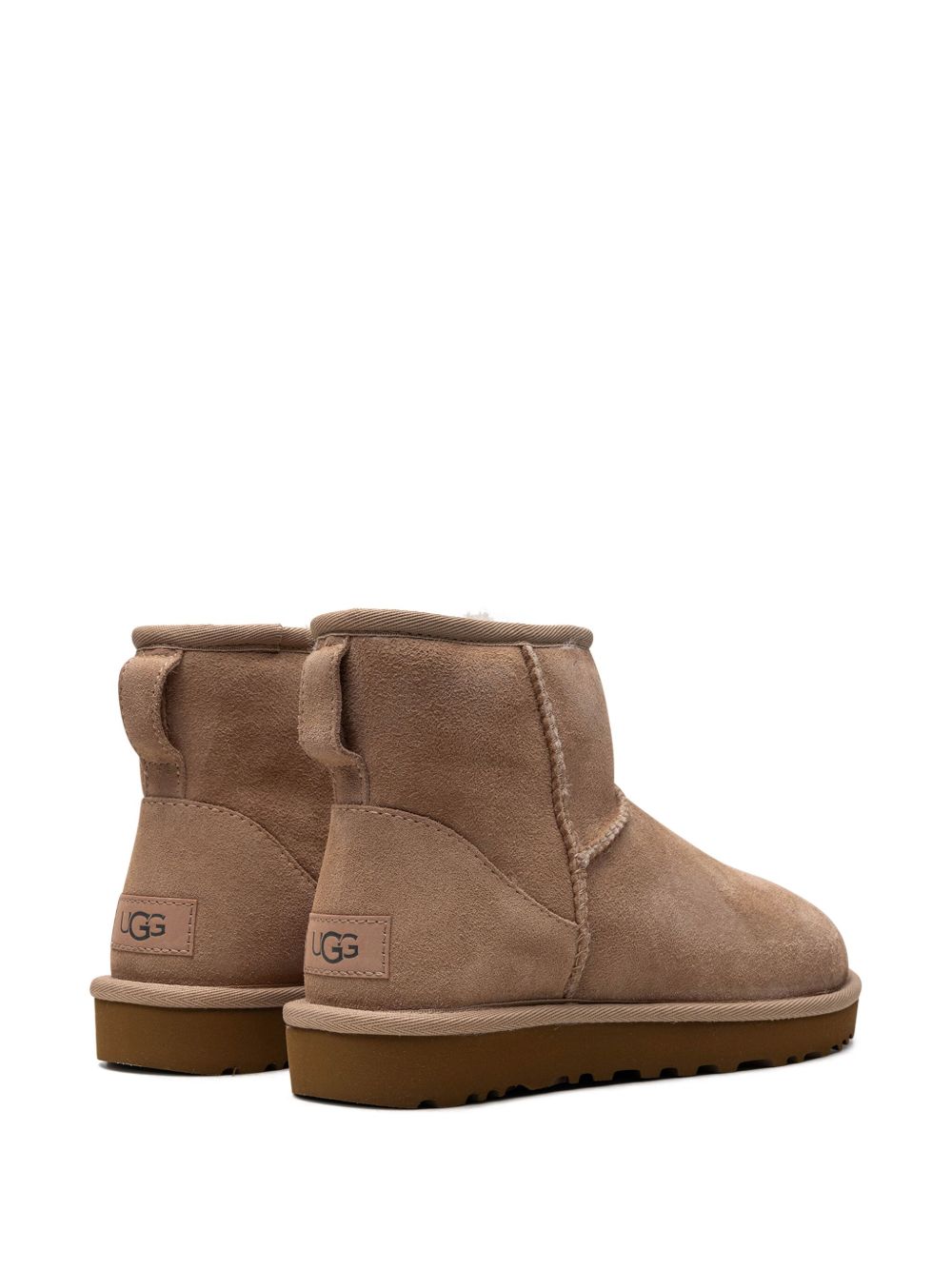 UGG Classic Mini II Suede Boots with Shearling Lining for Women