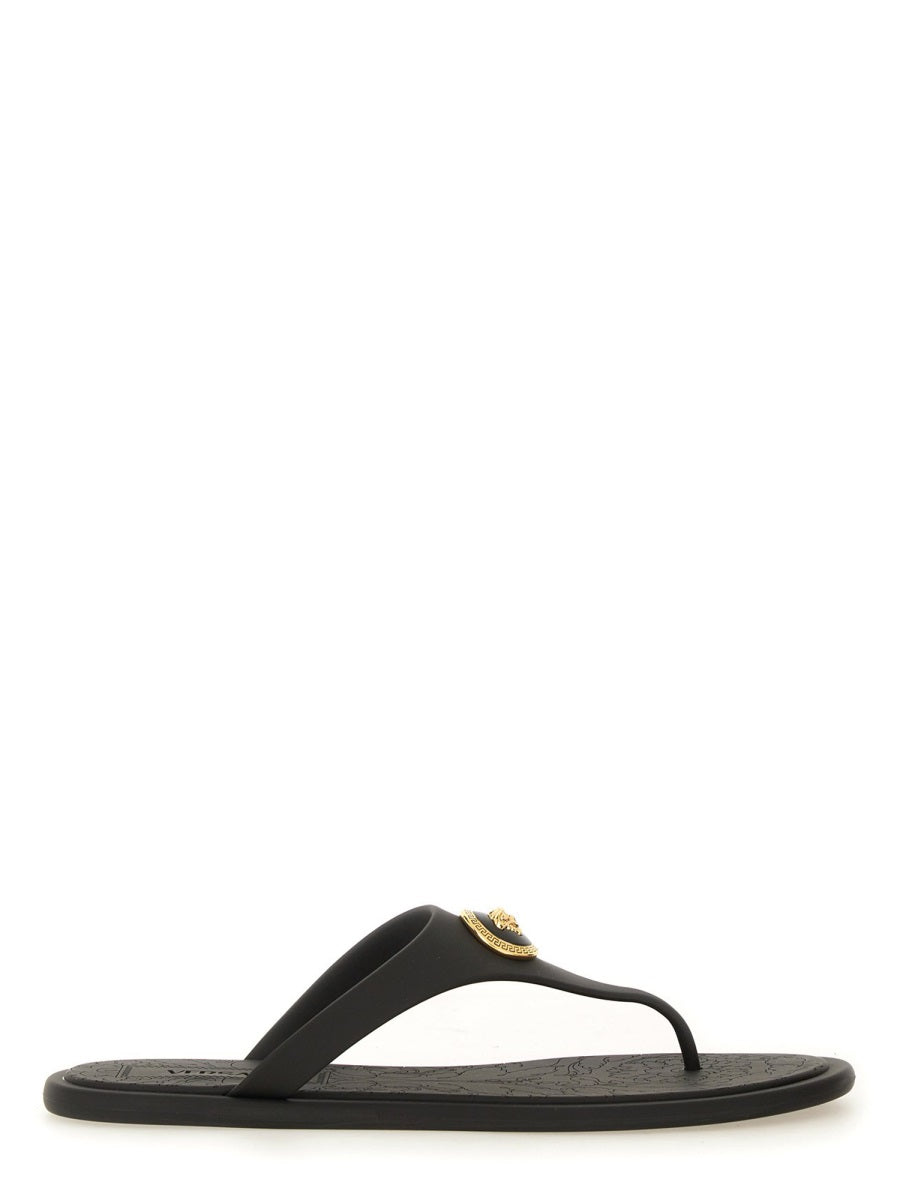 VERSACE Medusa Head Slip-On Thong Sandals