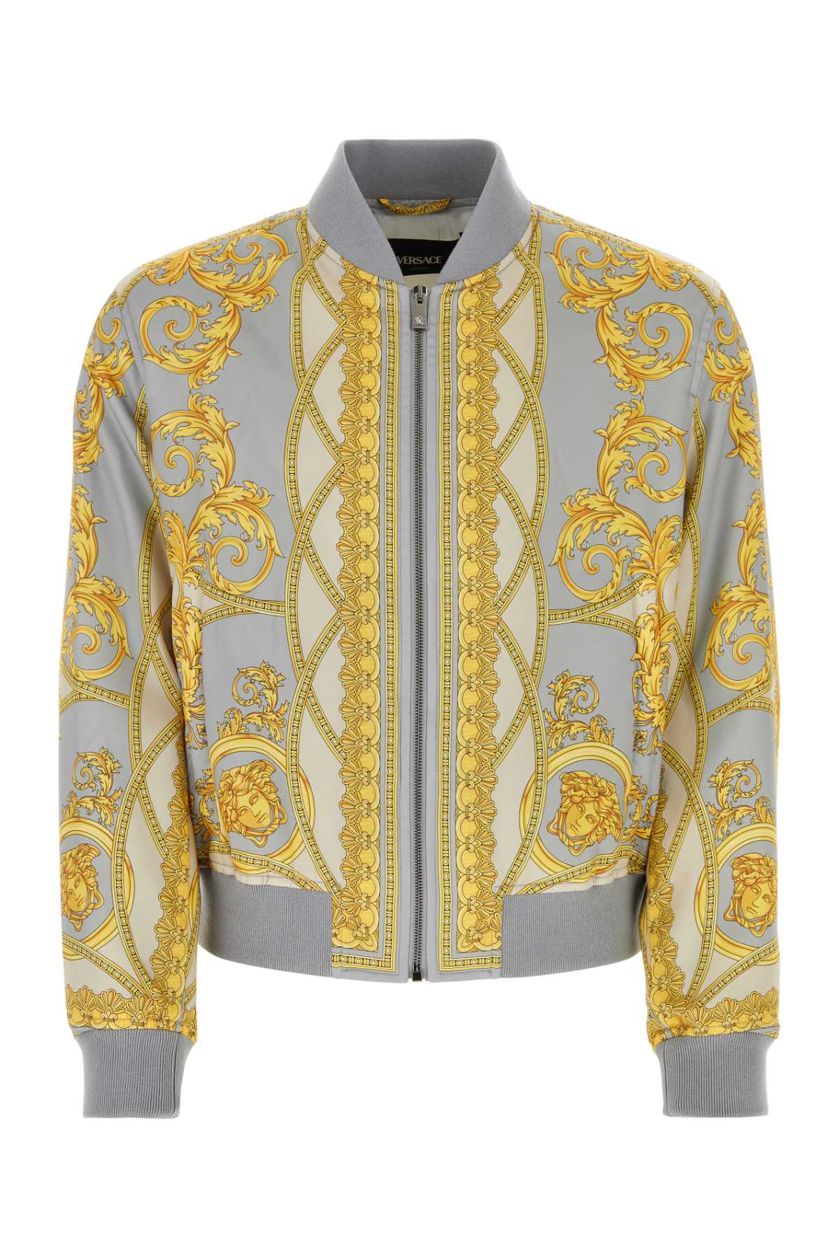 VERSACE Printed Polyester Bomber Jacket