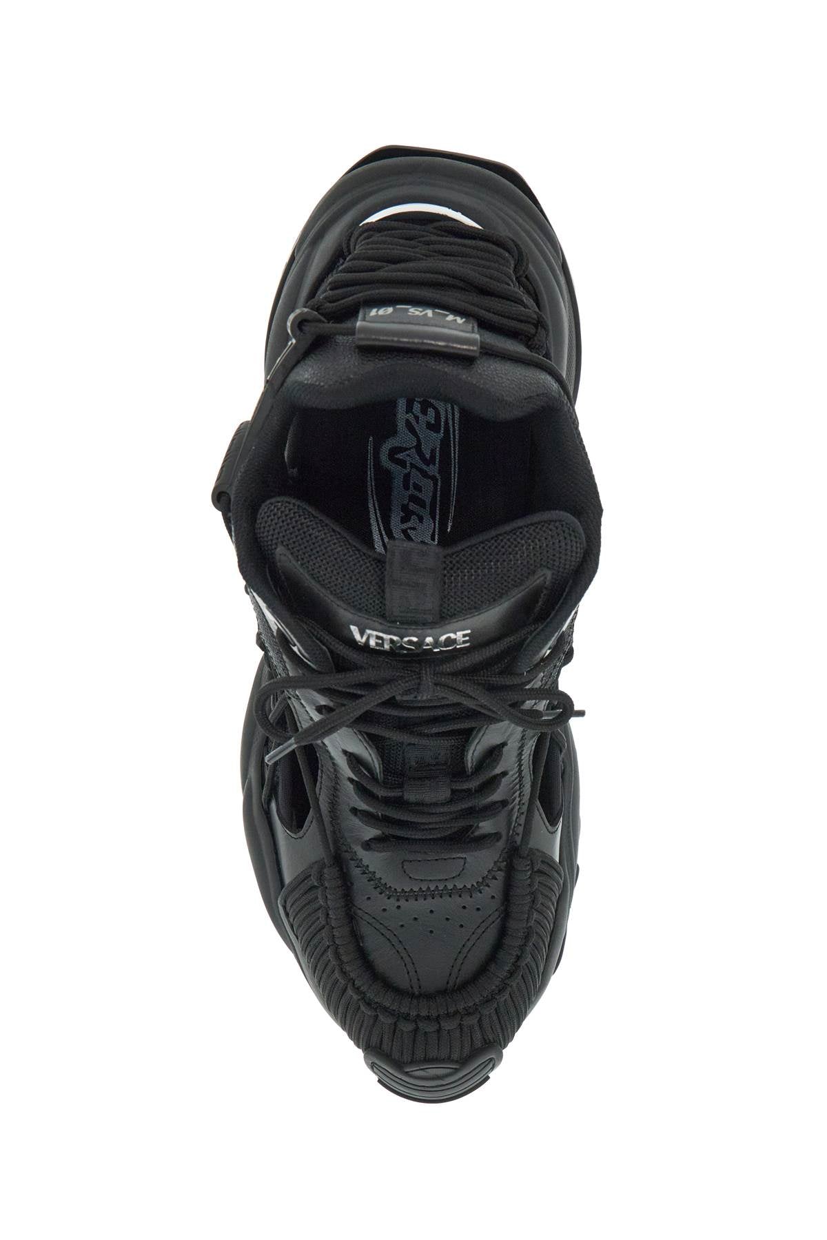VERSACE Men's Premium Calf Leather Sneakers
