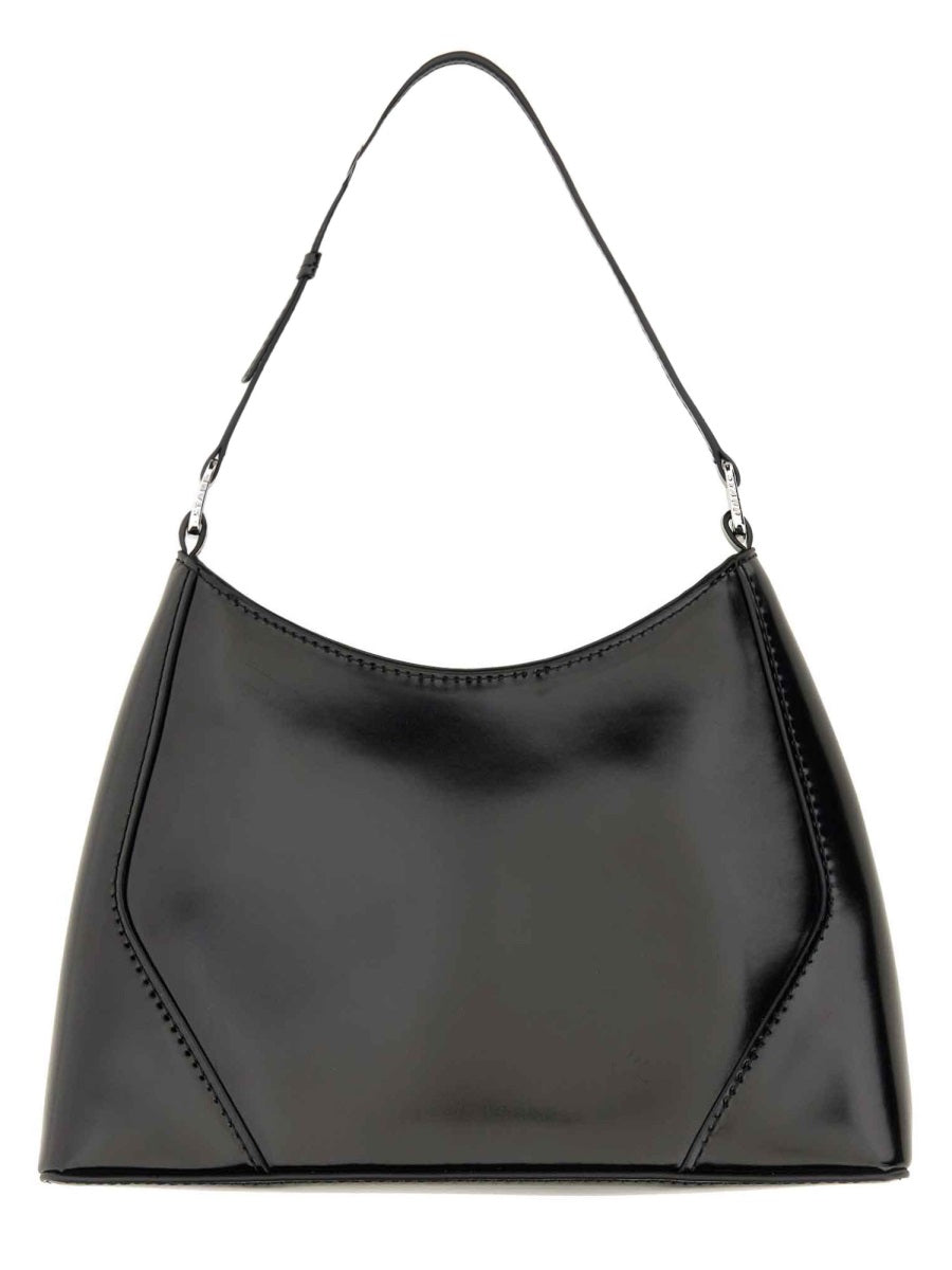 STAUD Mini Leather Shoulder Handbag