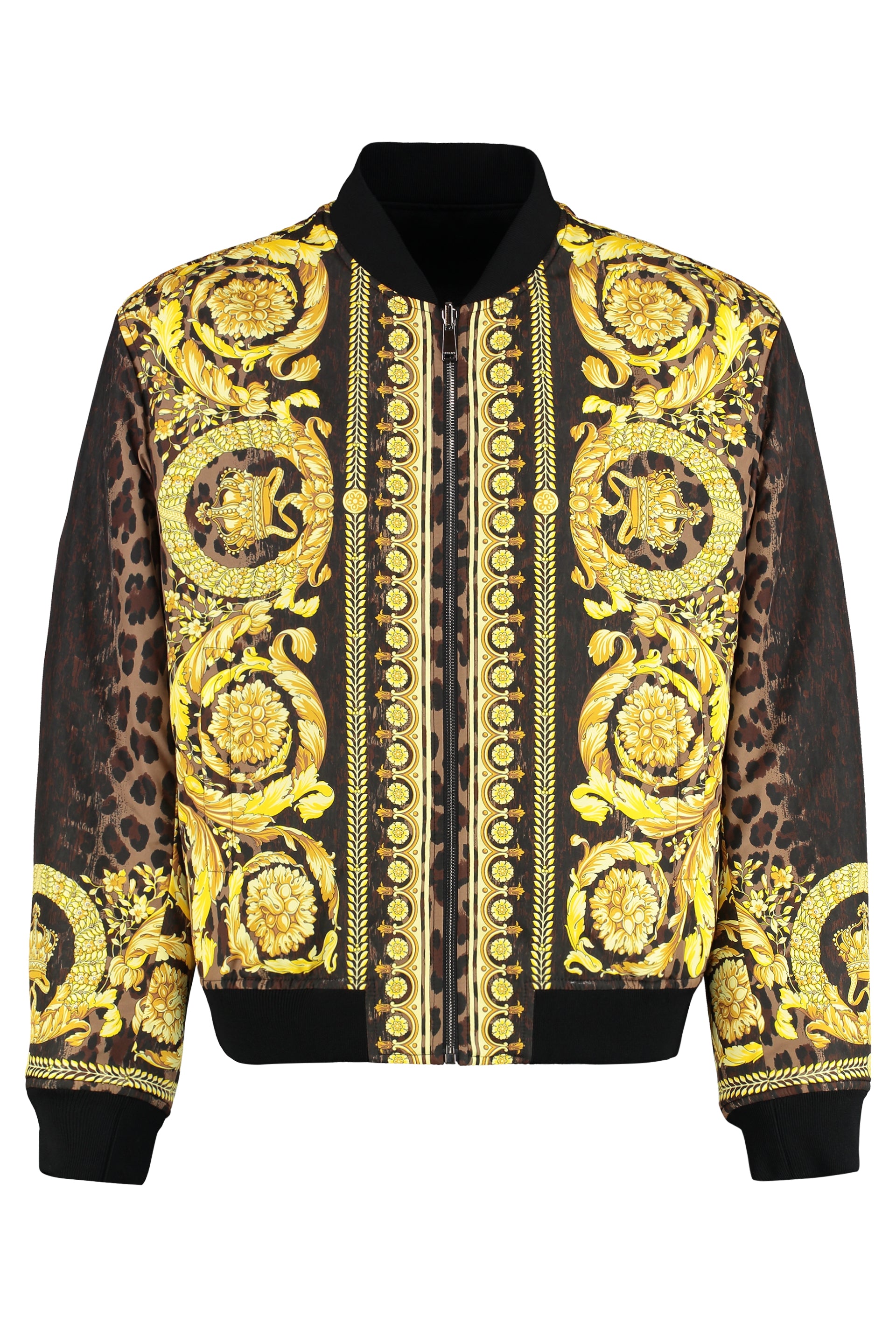 VERSACE Reversible Bomber Jacket for Men - FW24 Collection