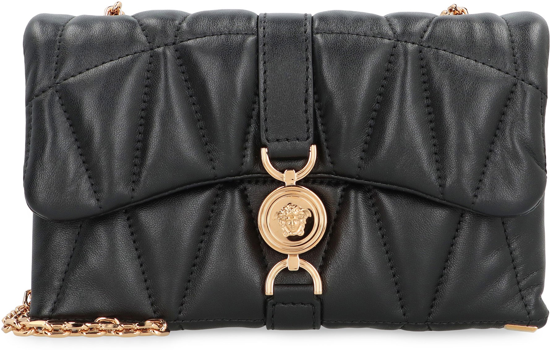 VERSACE Mini Quilted Crossbody Handbag