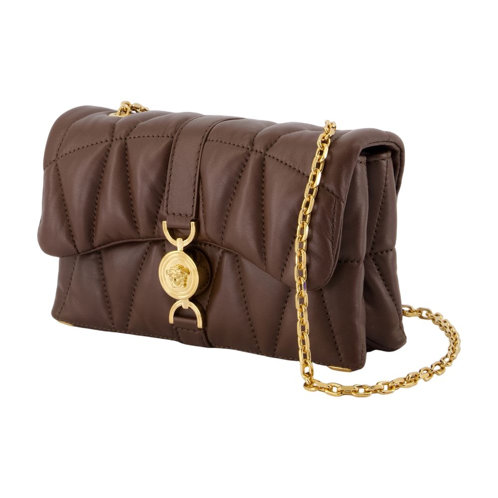 VERSACE Mini Lamb Leather Crossbody Handbag