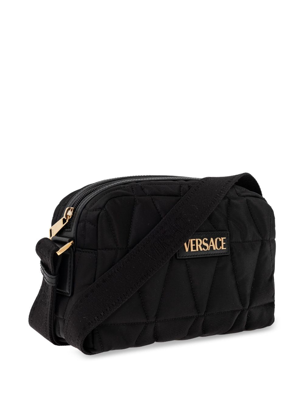 VERSACE Myth Nylon Crossbody Handbag