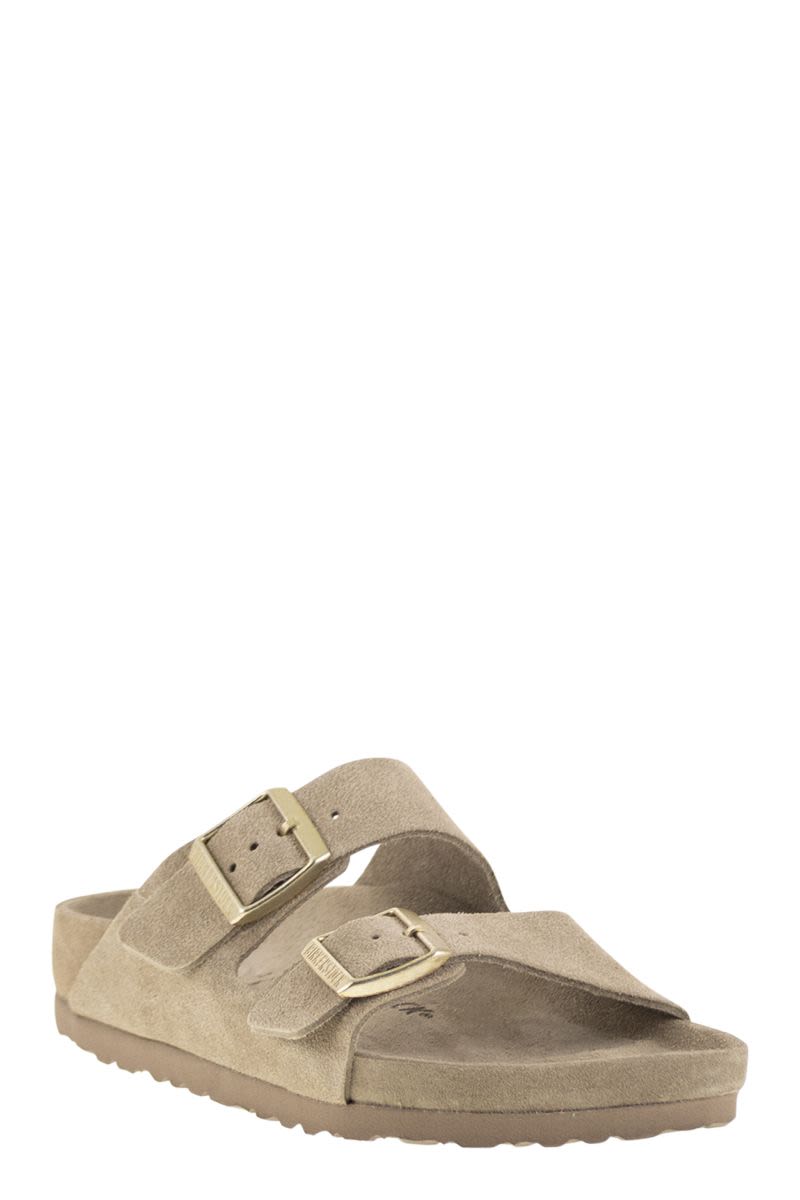 BIRKENSTOCK Exquisite Double Buckle Slip-On Sandals