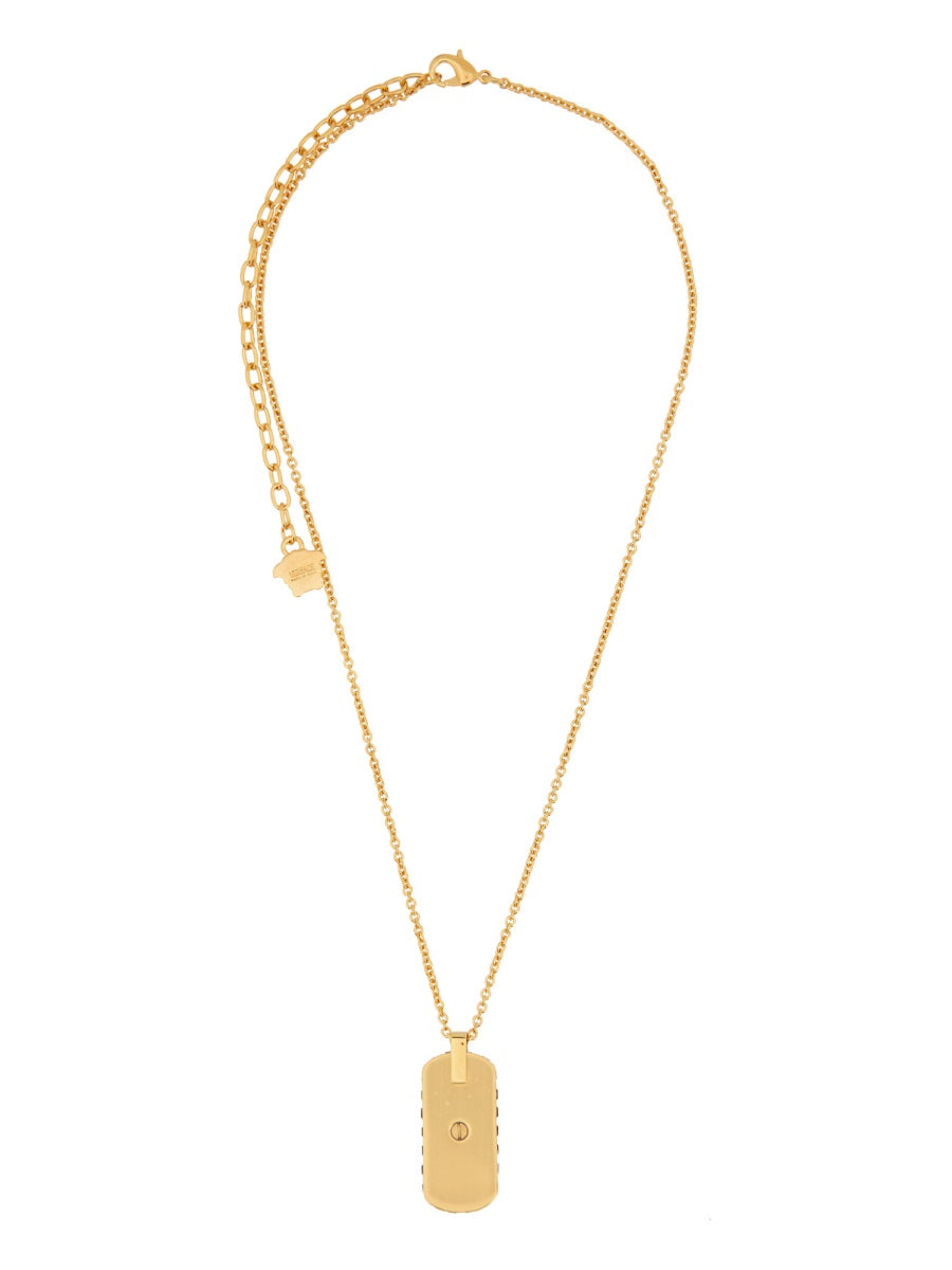 VERSACE Men's Crystal-Embellished Necklace