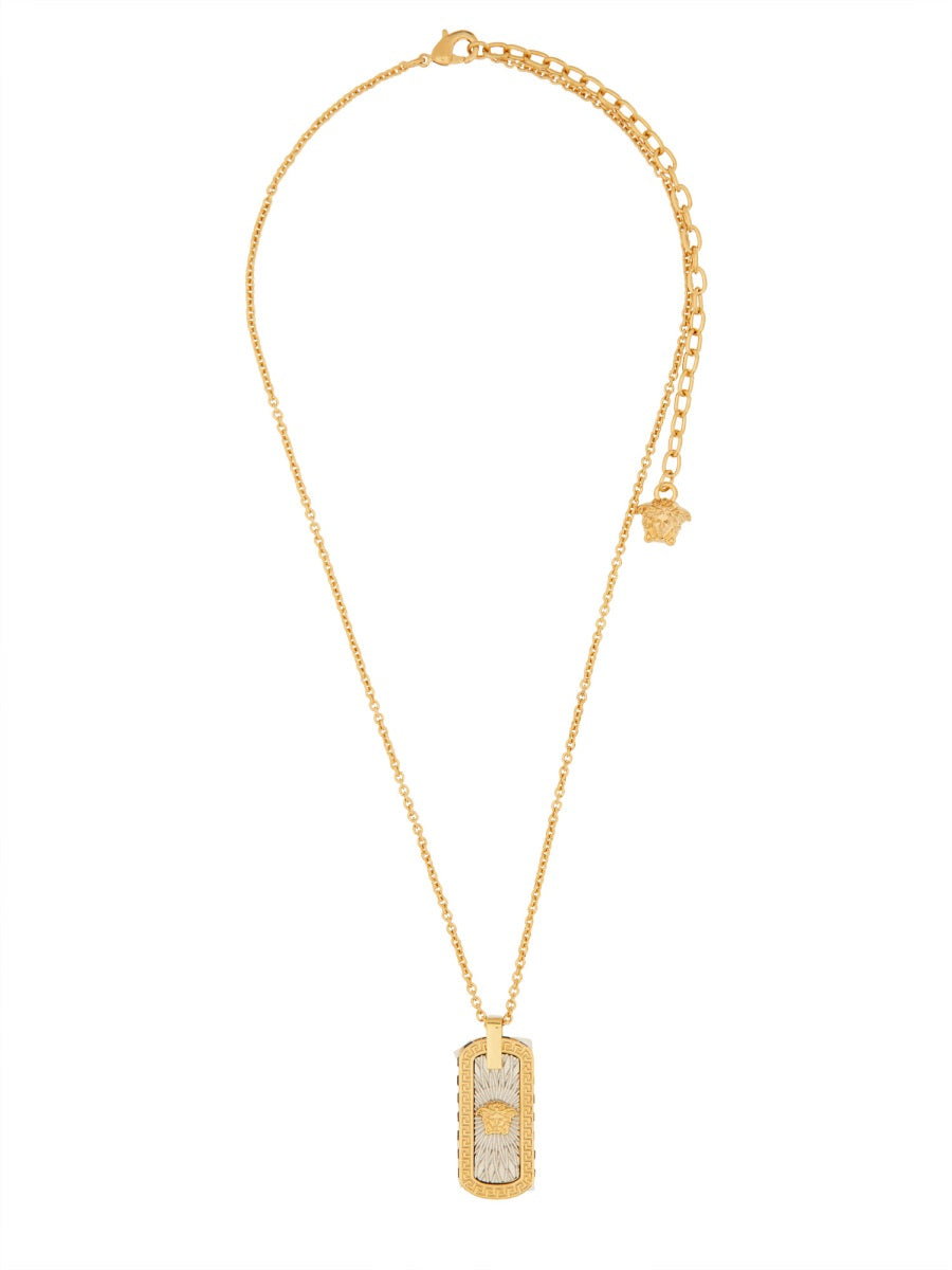 VERSACE Men's Crystal-Embellished Necklace