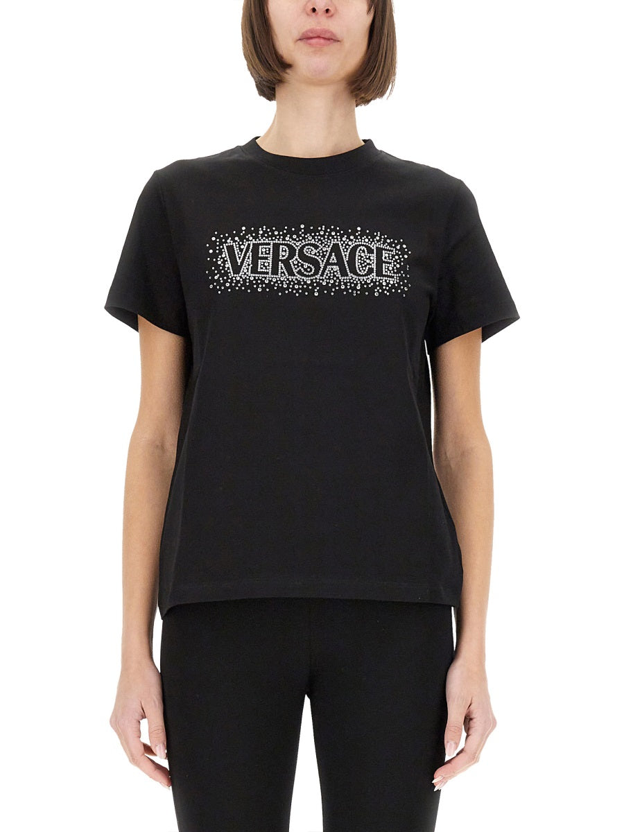 VERSACE Starry Sky Slim Fit T-Shirt - Size 40