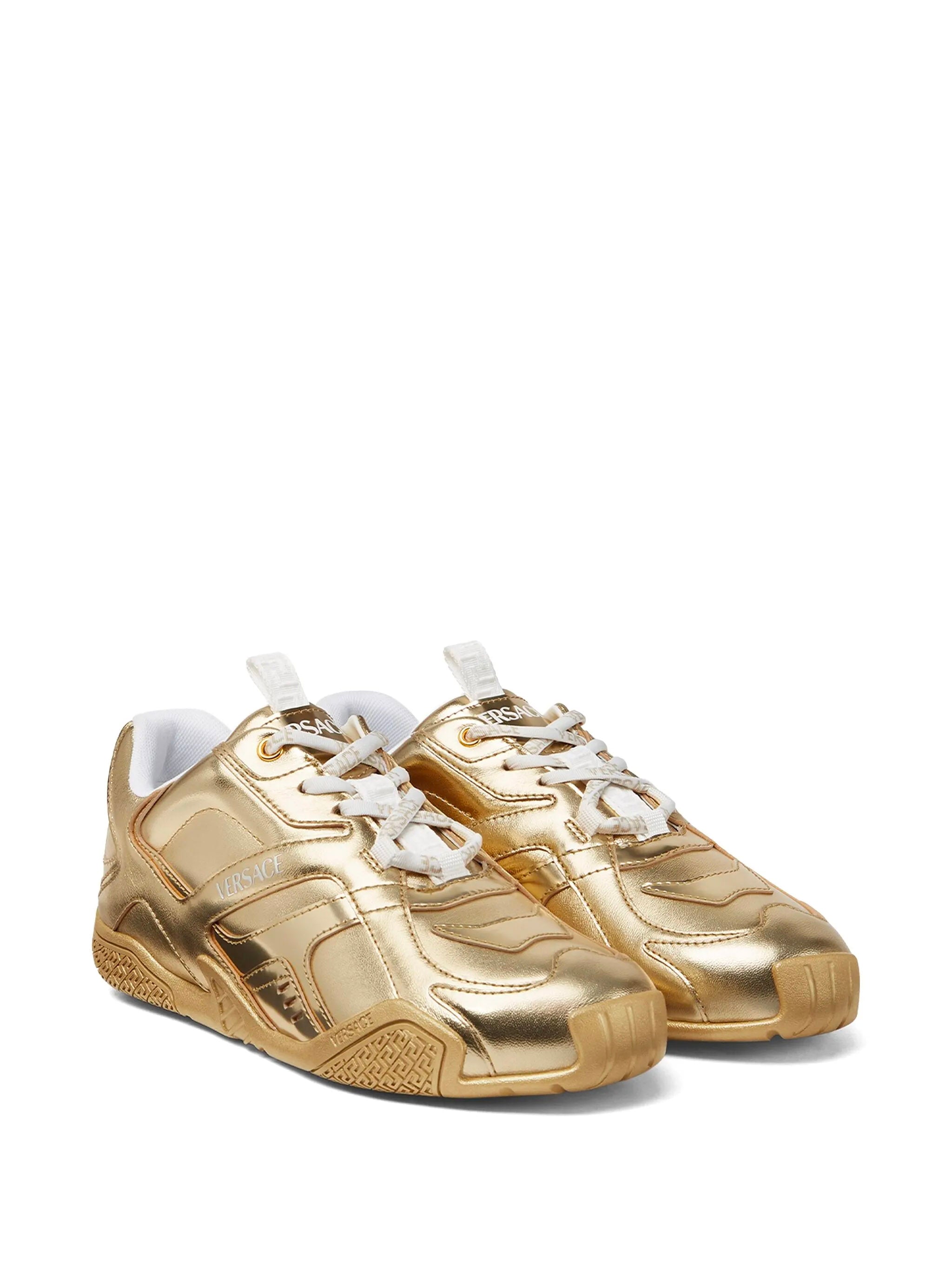 VERSACE Metallic Galaxia Sneakers for Women