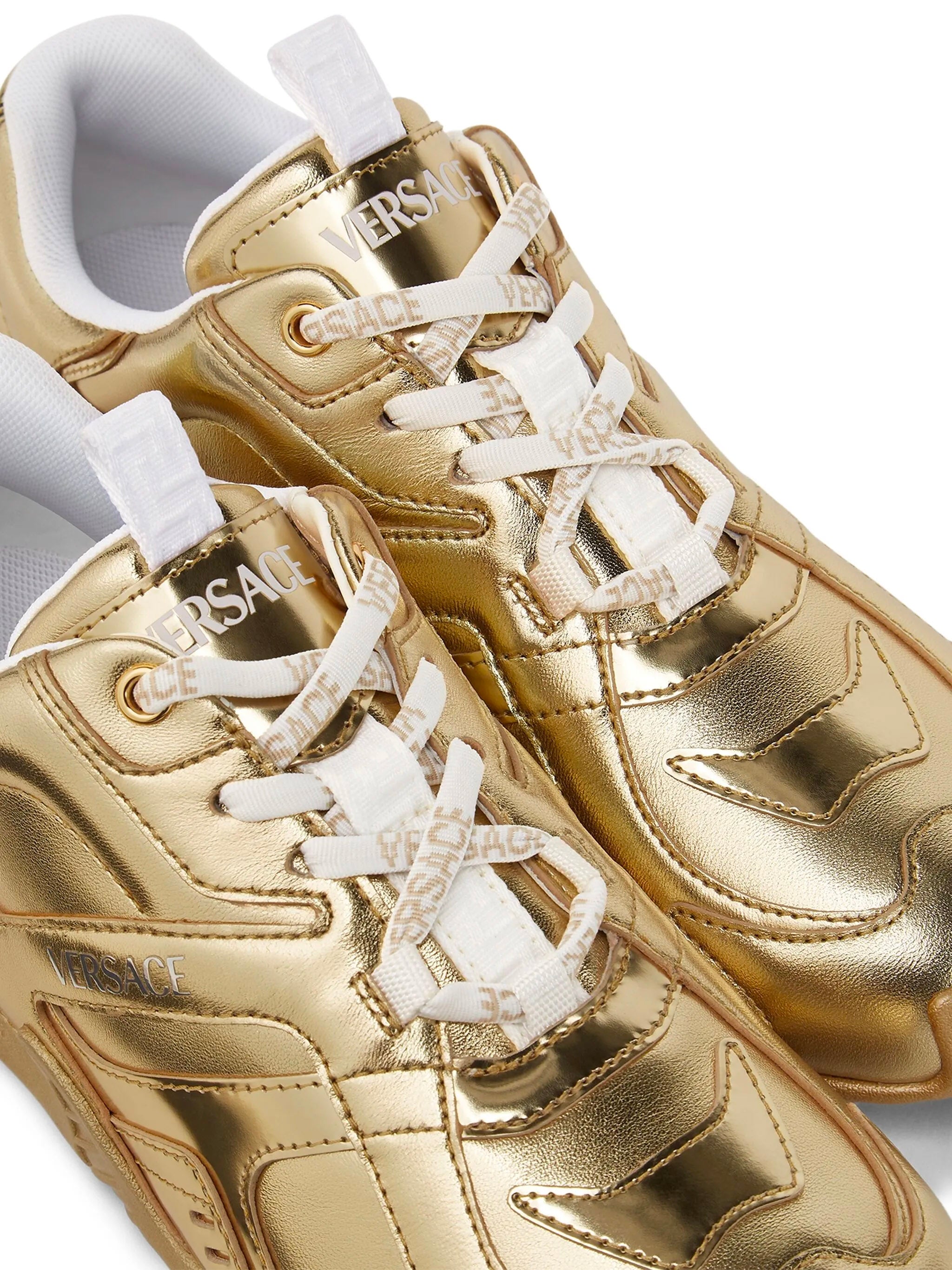 VERSACE Metallic Galaxia Sneakers for Women