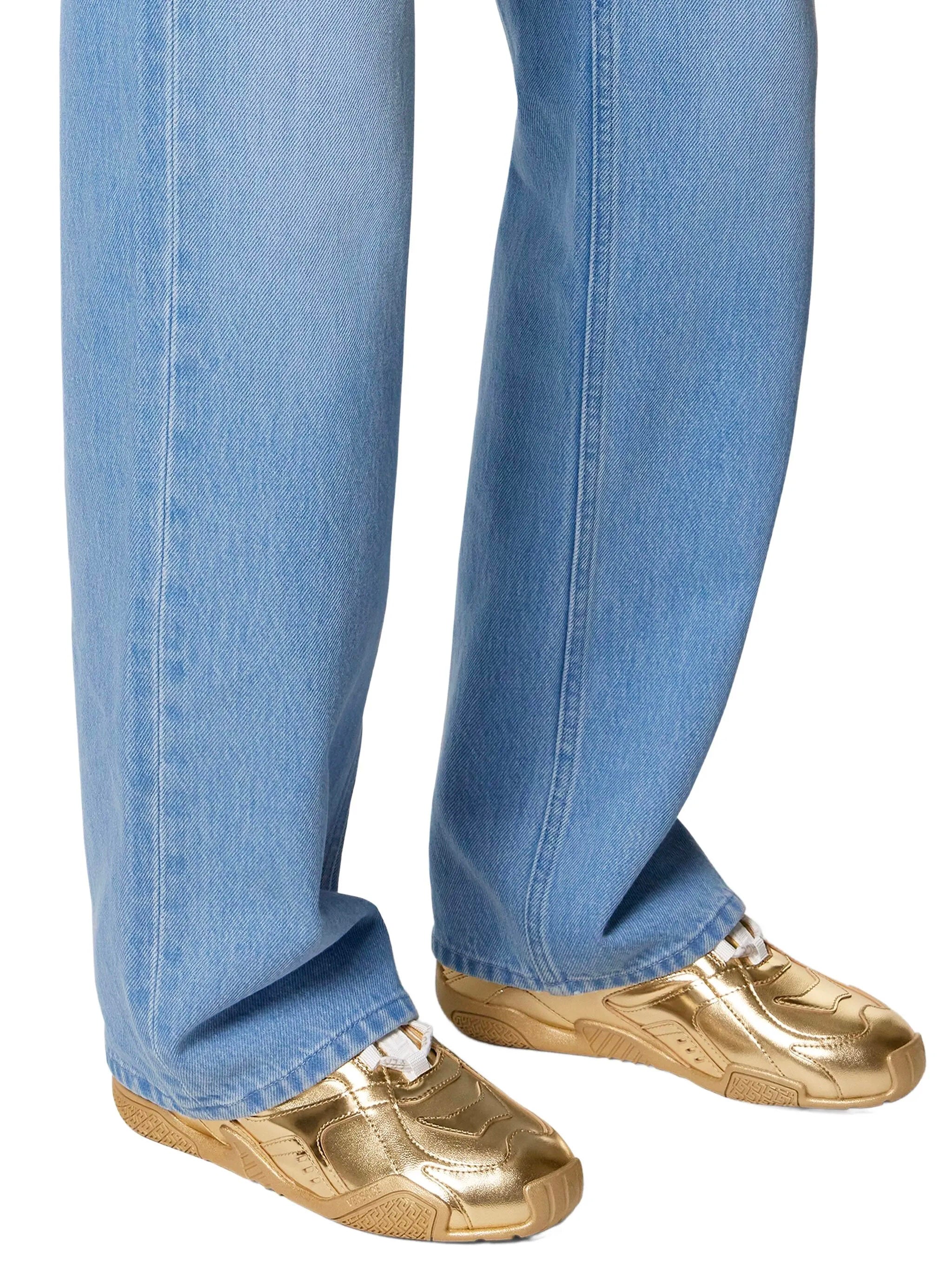 VERSACE Metallic Galaxia Sneakers for Women