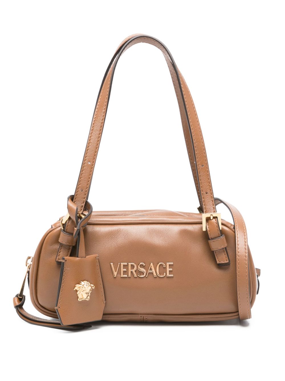 VERSACE Mini Bowling Handbag with Medusa Hardware