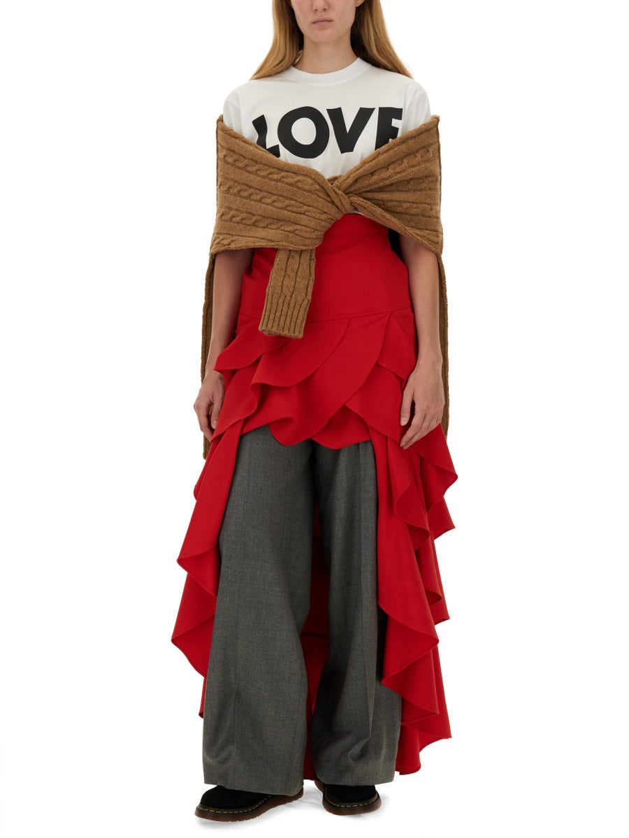 MOSCHINO Oversized Logo T-Shirt - Size S