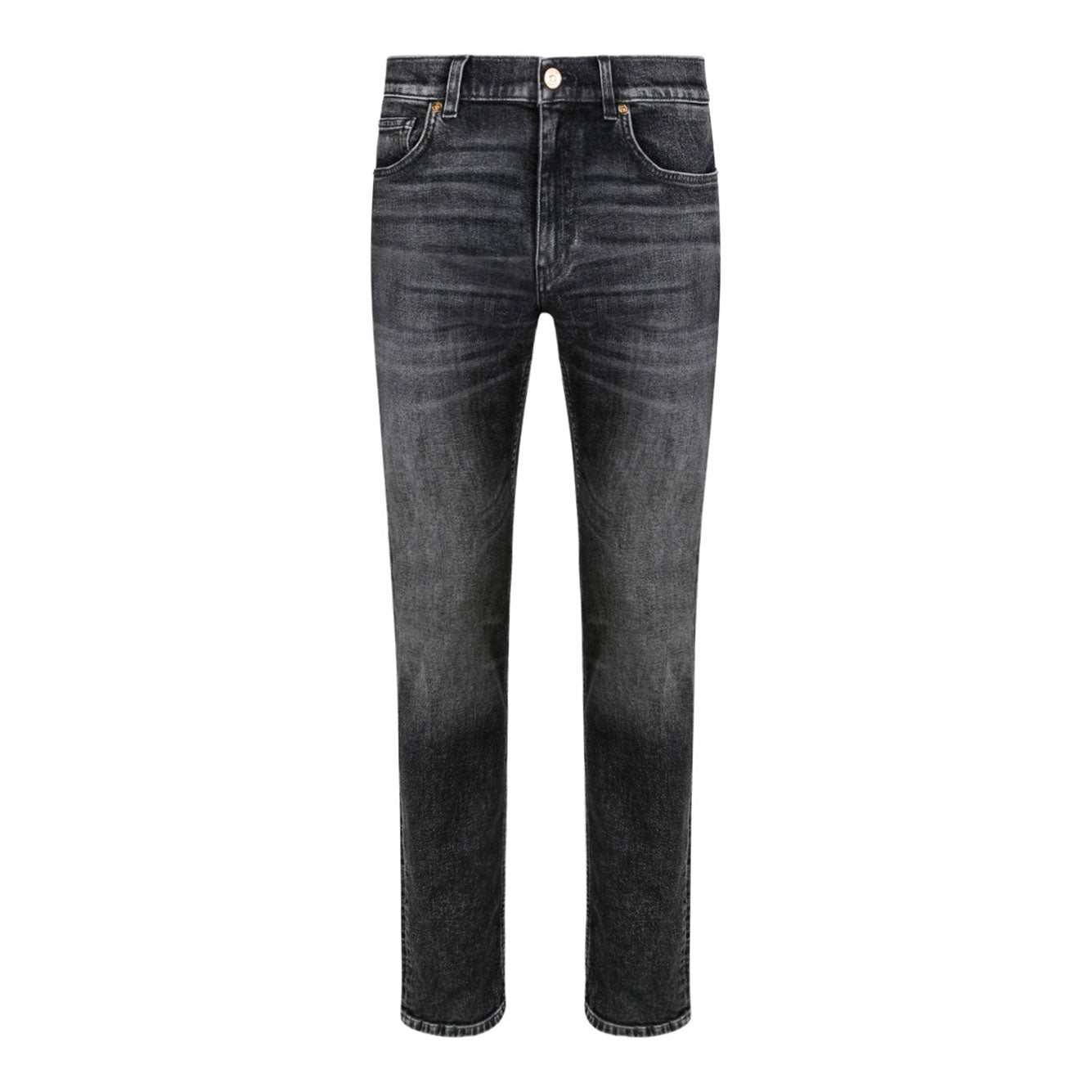 VERSACE Mid Rise Cotton Jeans for Men