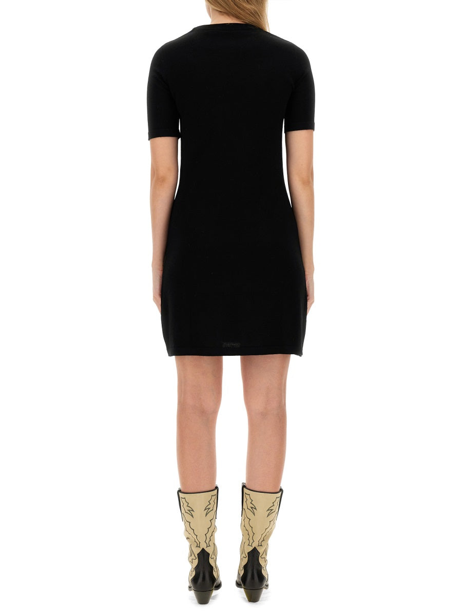 MOSCHINO Chic Knit Dress - Size 40
