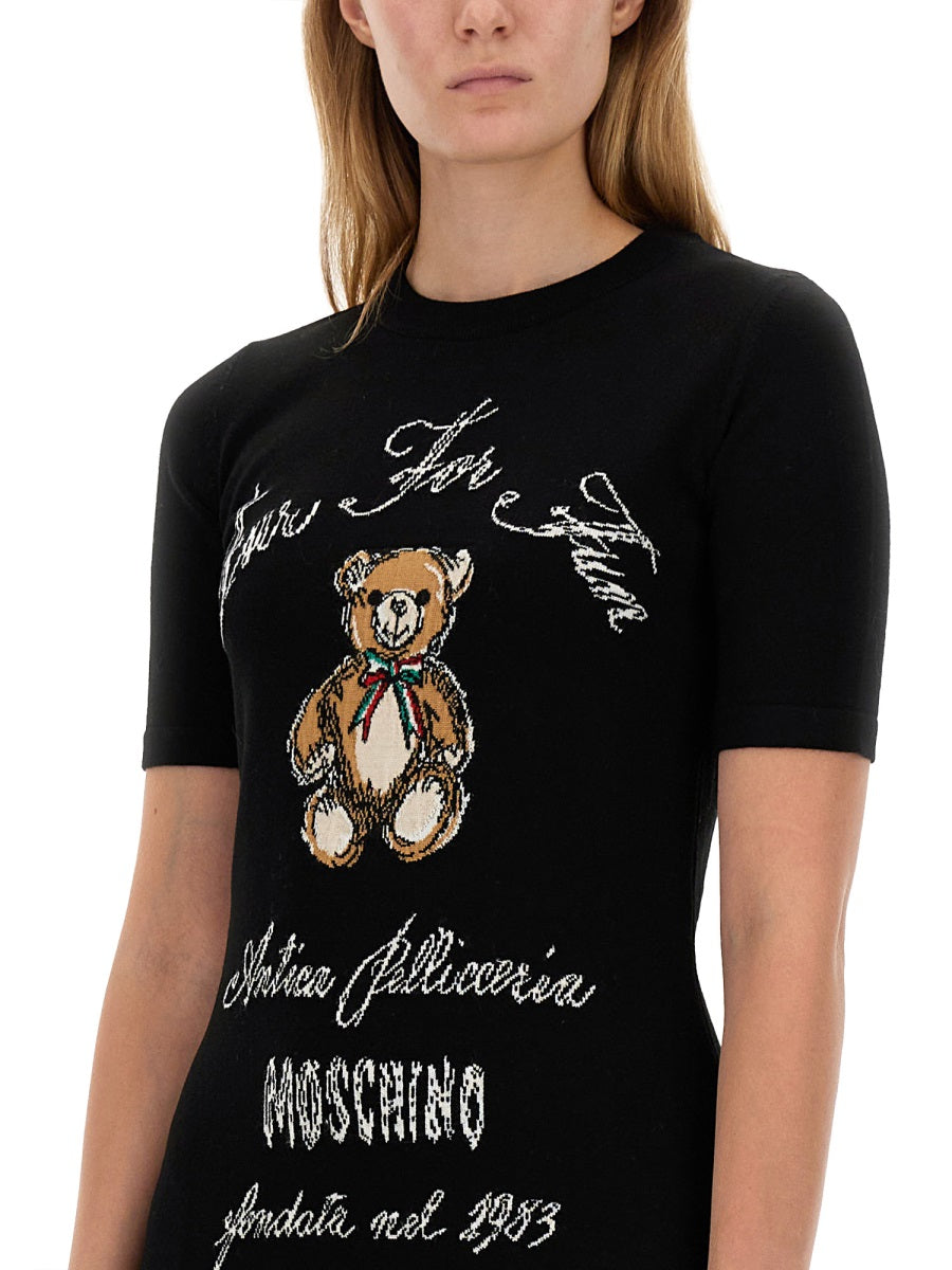 MOSCHINO Chic Knit Dress - Size 40