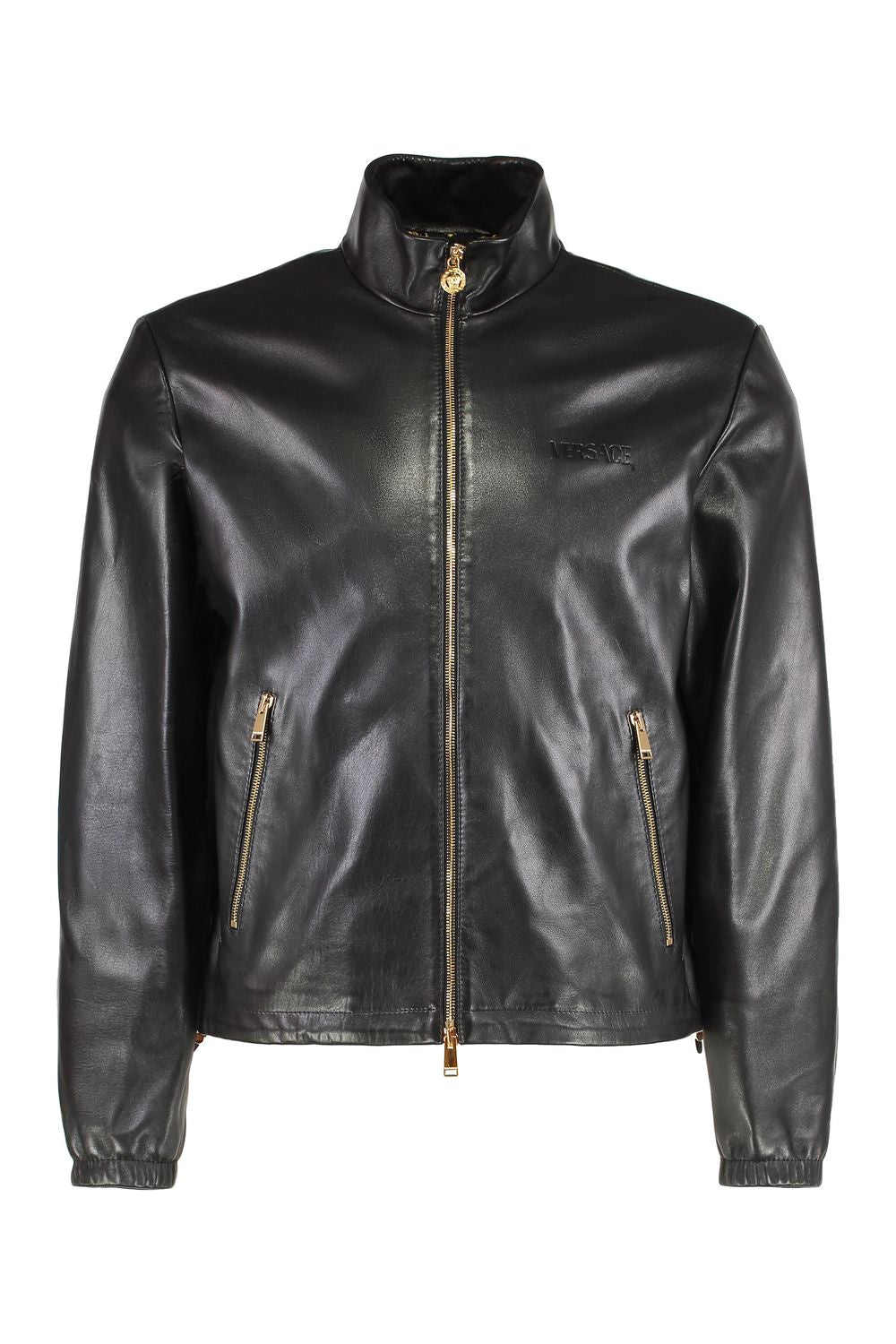 VERSACE Classic Leather Jacket for Men