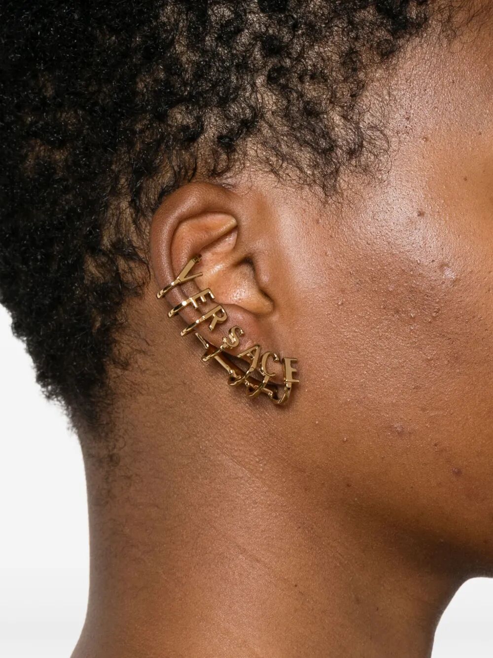 VERSACE Mini Metallic Ear Cuff for Women