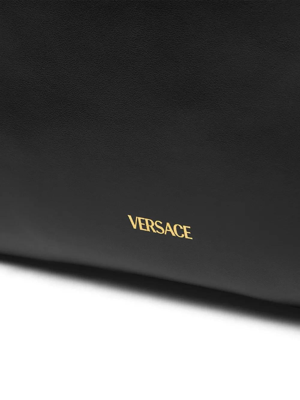 VERSACE Leather Tote Handbag for Men - FW25 Edition
