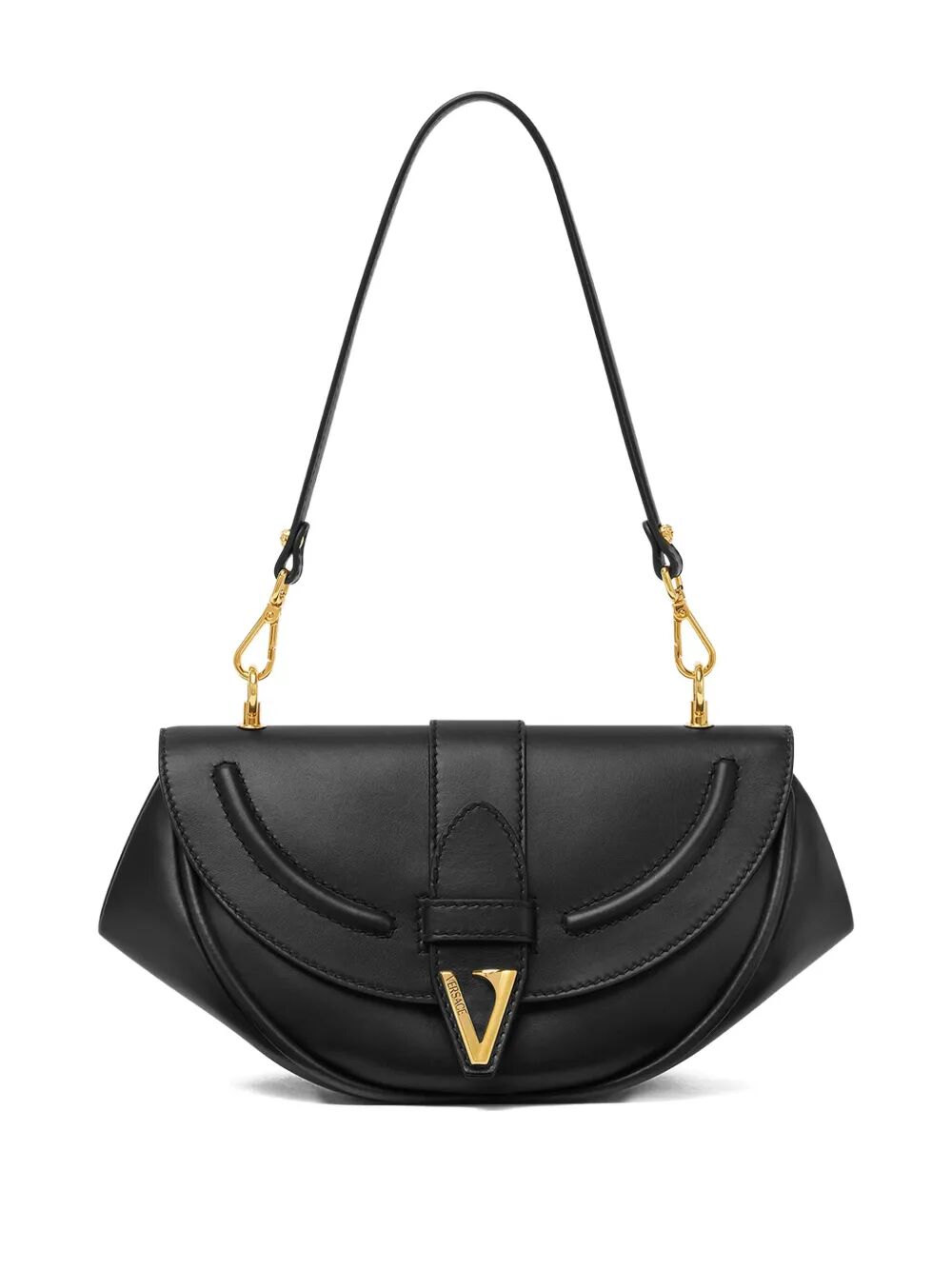 VERSACE Virtus Medium Shoulder Handbag