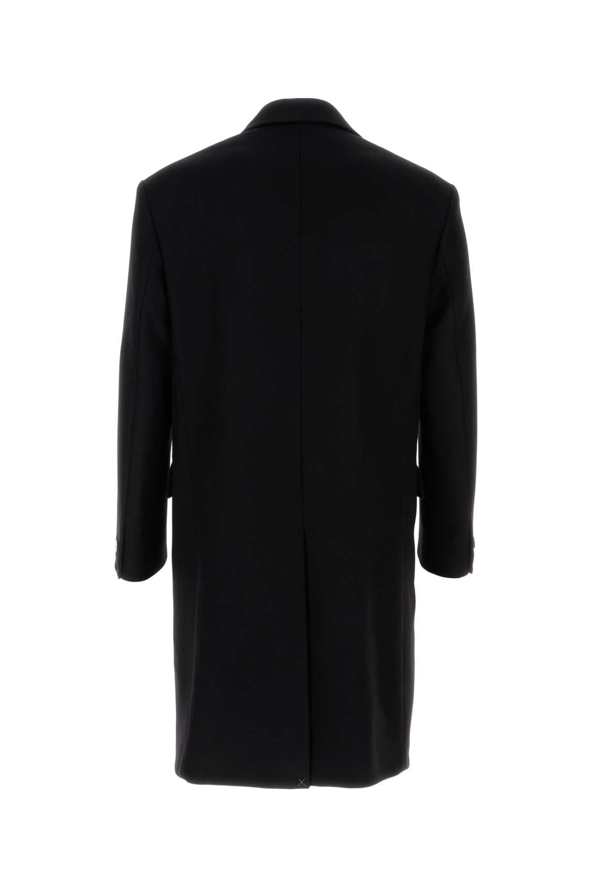 VERSACE Classic Wool Peacoat for Men
