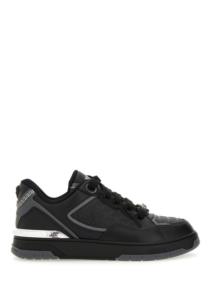 VERSACE Leather Sneakers for Men - FW25 Collection