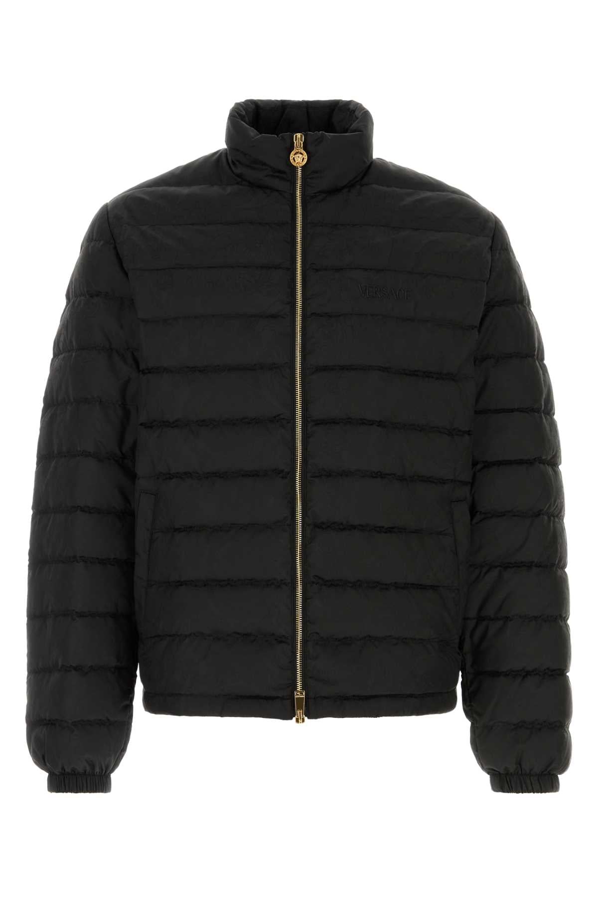VERSACE Men's Baroque Light Jacquard Down Jacket