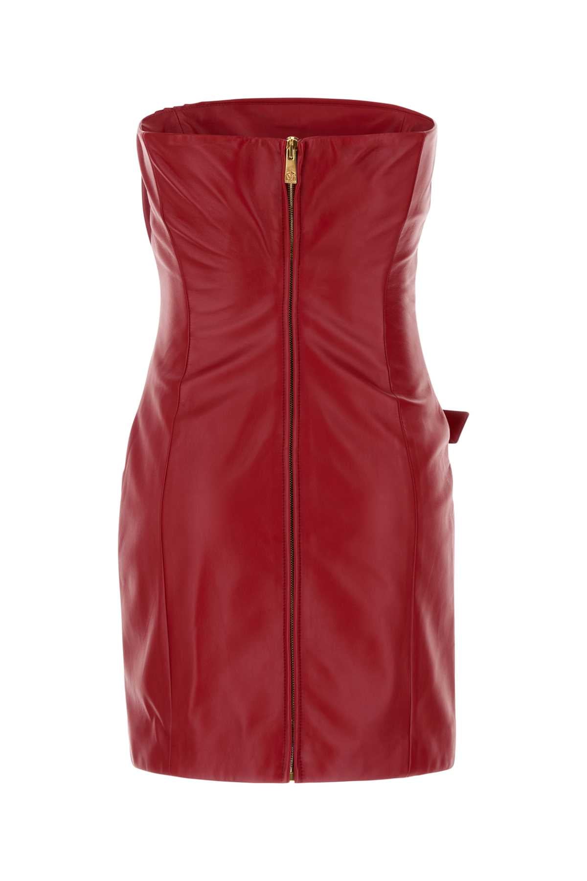 VERSACE Chic Mini Leather Dress for Women